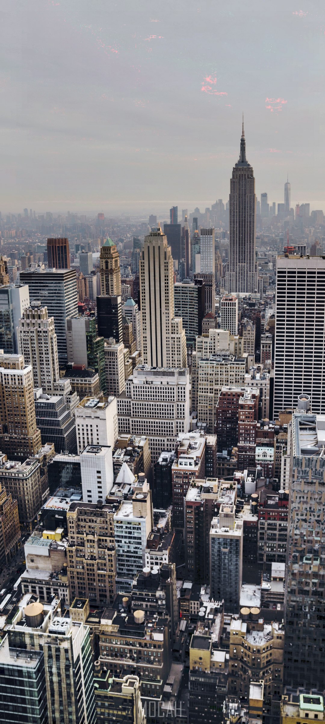 Empire State Building and New York City Skyline HD Phone Wallpaper