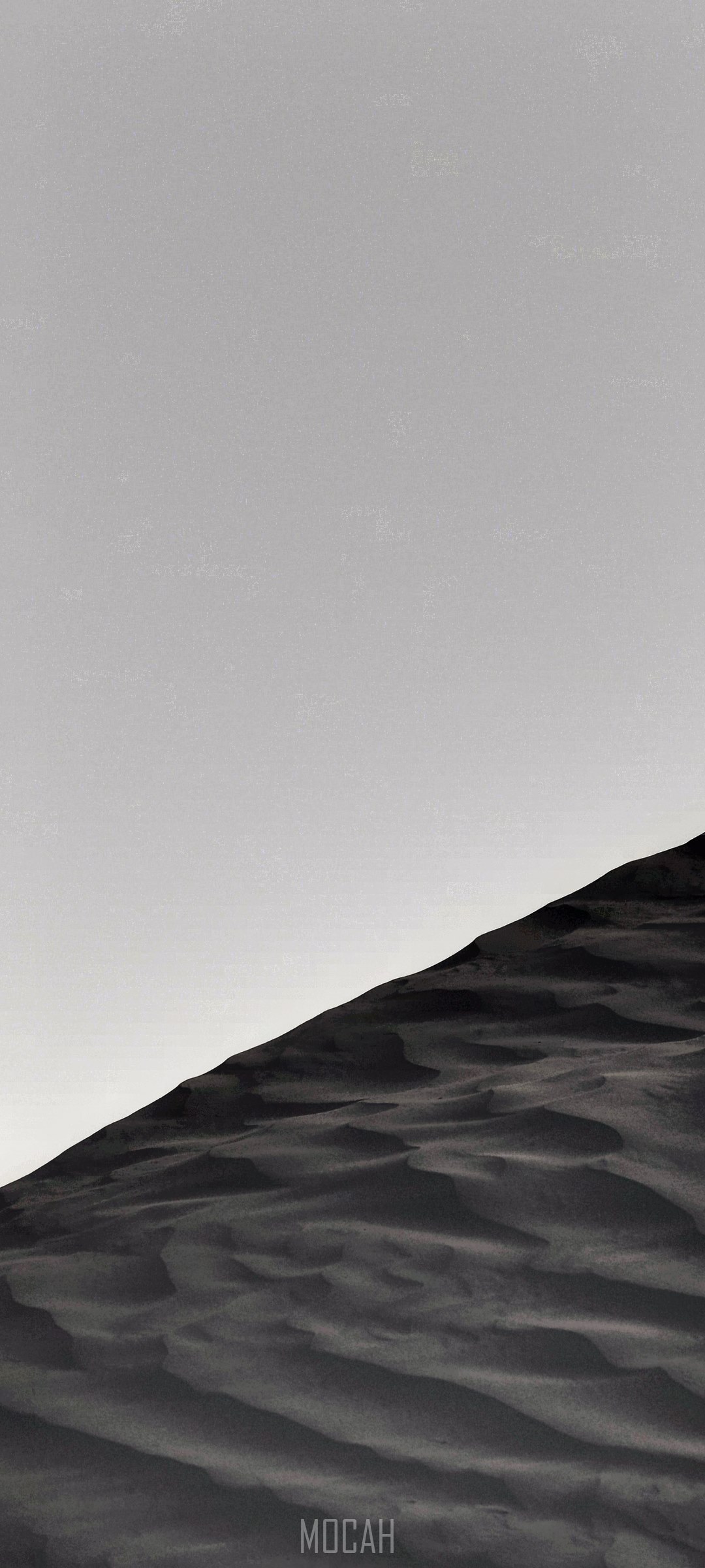 Sand dunes under a clear sky HD Phone Wallpaper