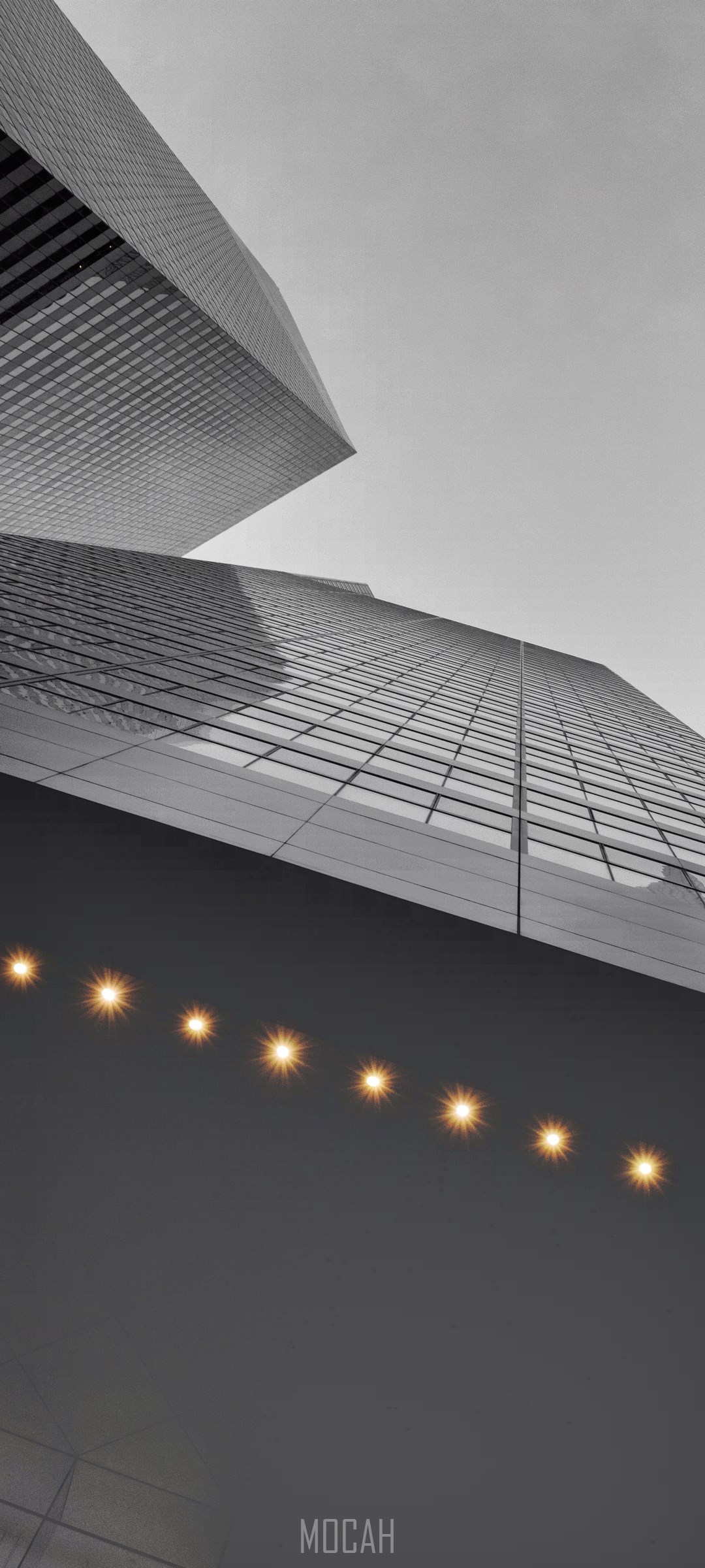 Monochrome skyscrapers in New York City HD Phone Wallpaper