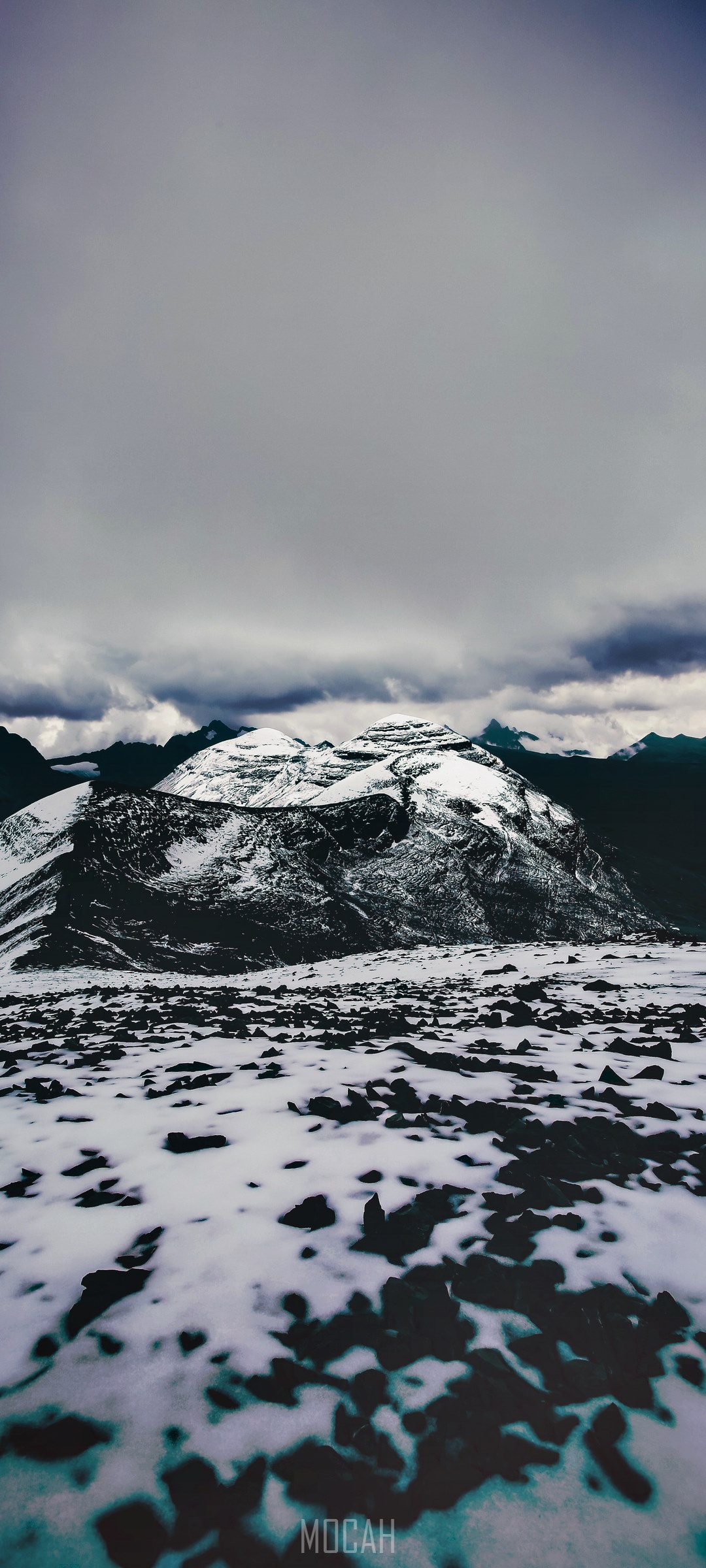Snowy mountains on Chacaltaya in Bolivia HD Phone Wallpaper
