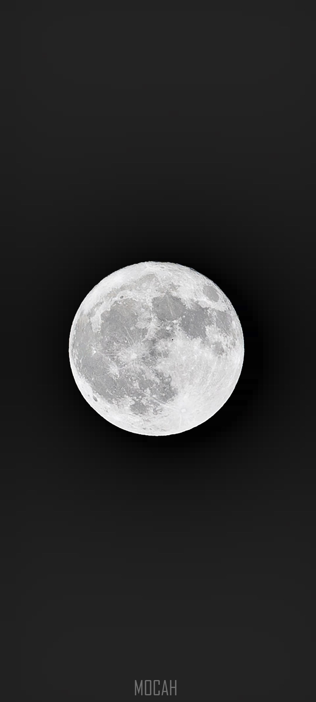 Full Moon in Dark Sky HD Phone Wallpaper