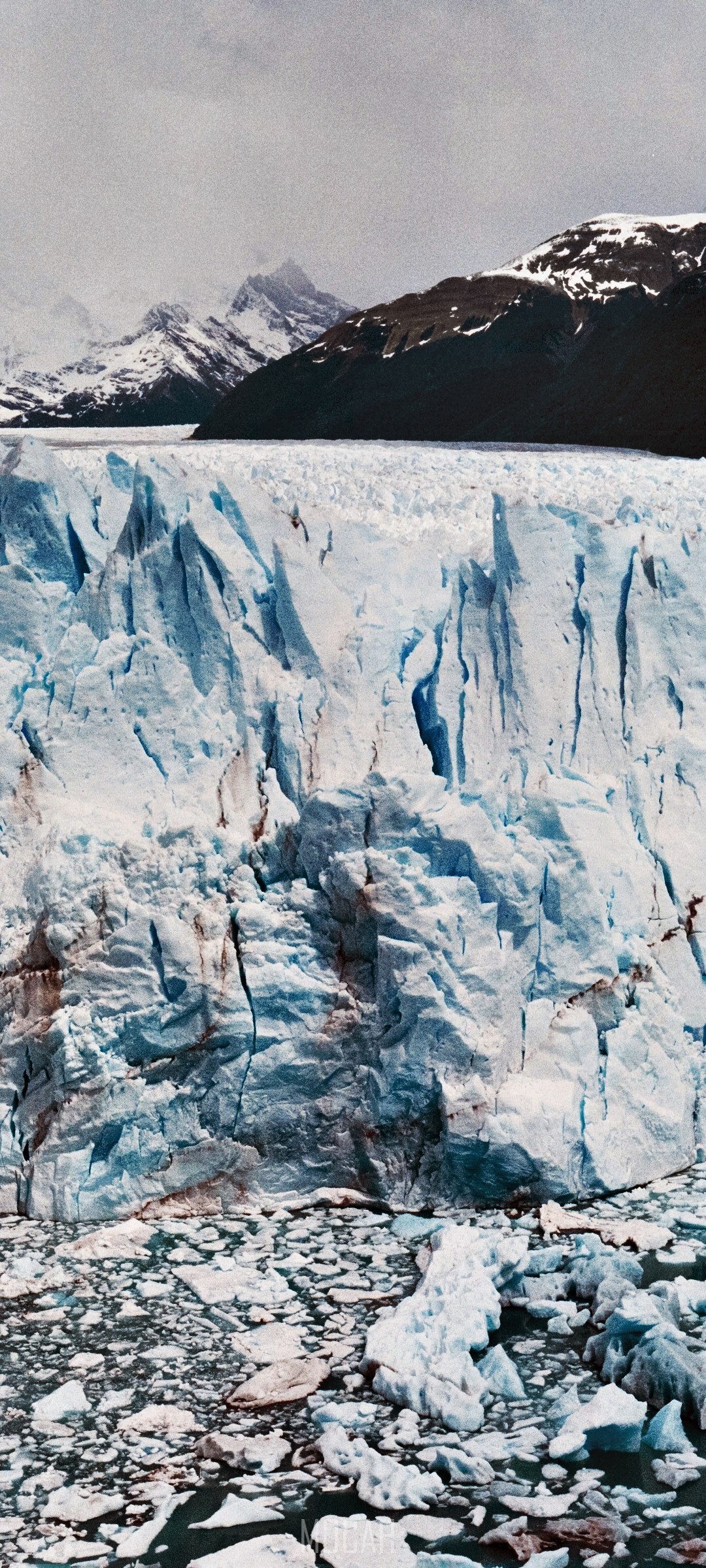 Perito Moreno Glacier and Mountains HD Phone Wallpaper