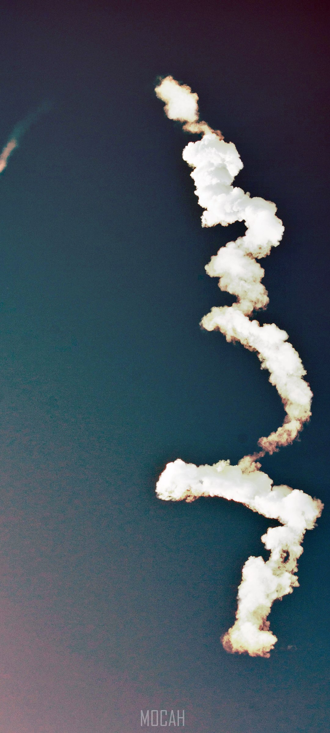Rocket Launch Cloud Trail HD Phone Wallpaper