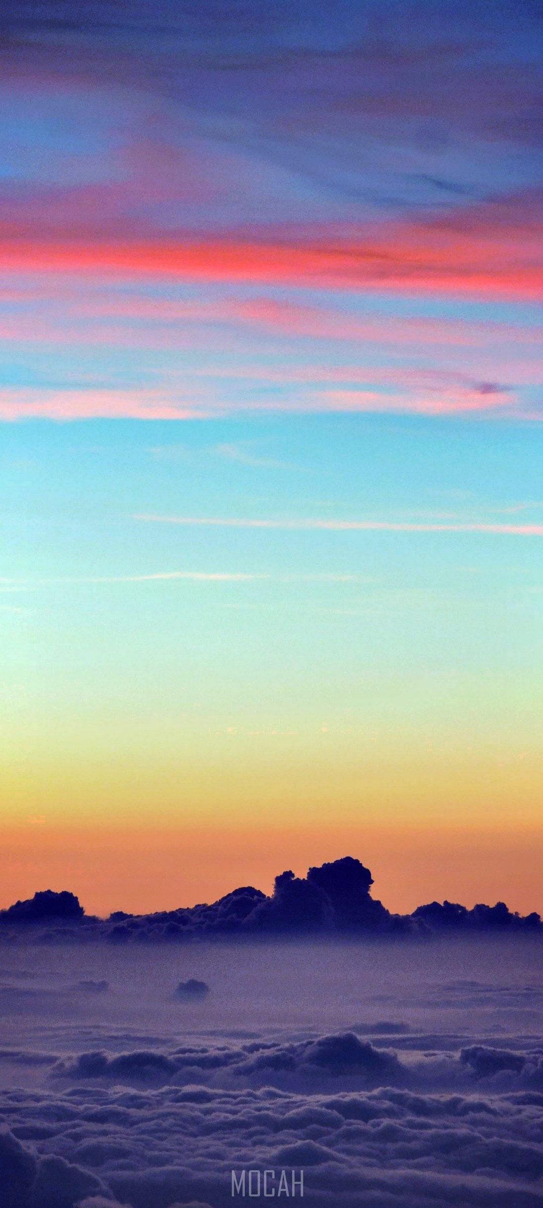 Sunset sky above clouds Xiaomi Redmi K30 Ultra HD Phone Wallpaper