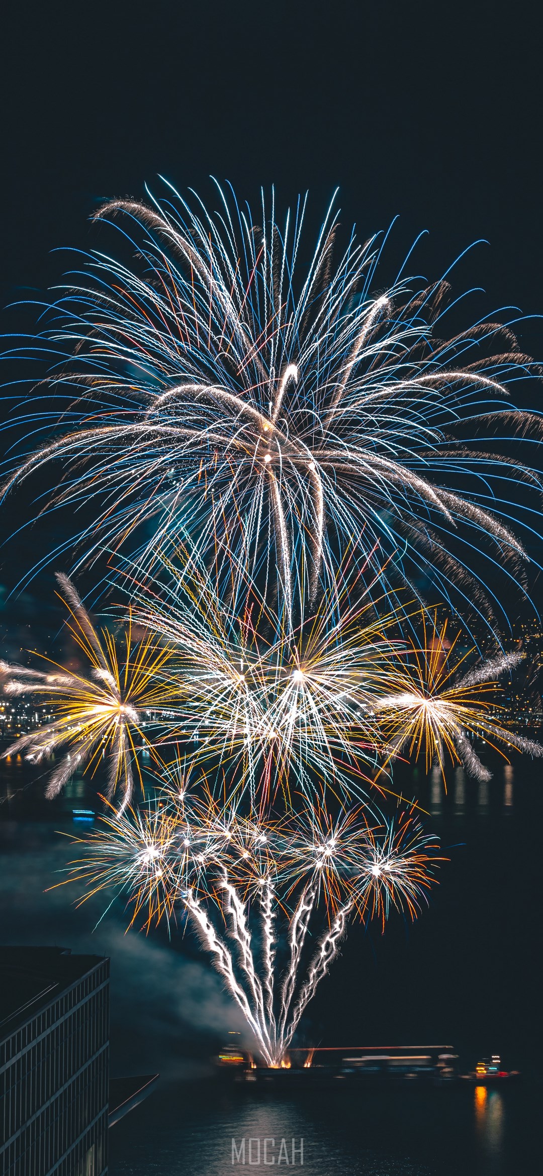 Fireworks, New Years Day, Night, Midnight, Darkness, BLU G9 Pro