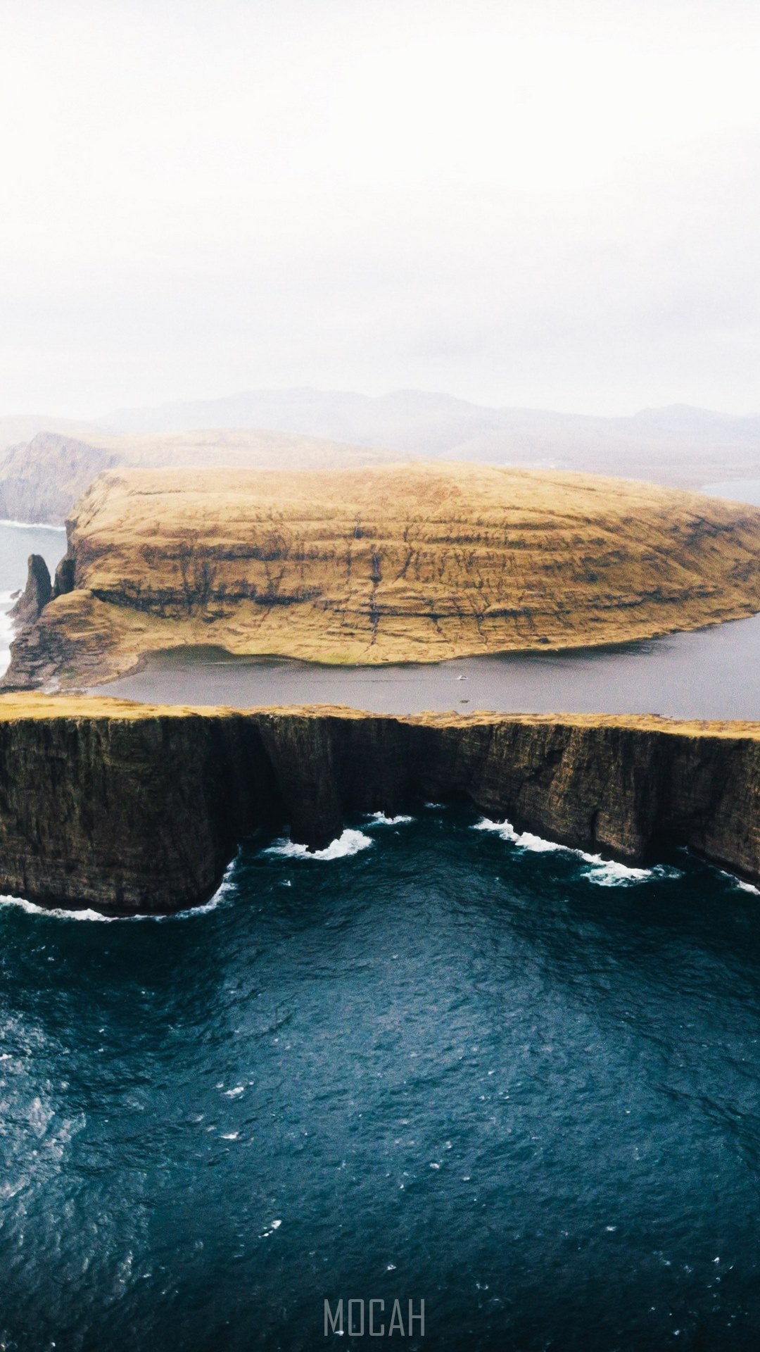 #268712 faroe islands waterfall, Motorola One Zoom wallpaper download ...
