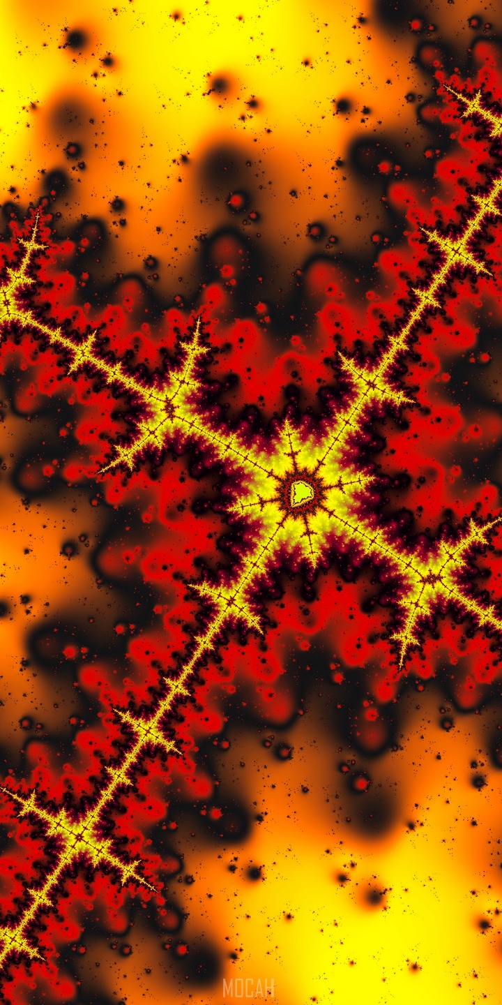 3d Fractal Abstract Orange 4k, HD Wallpaper | Rare Gallery