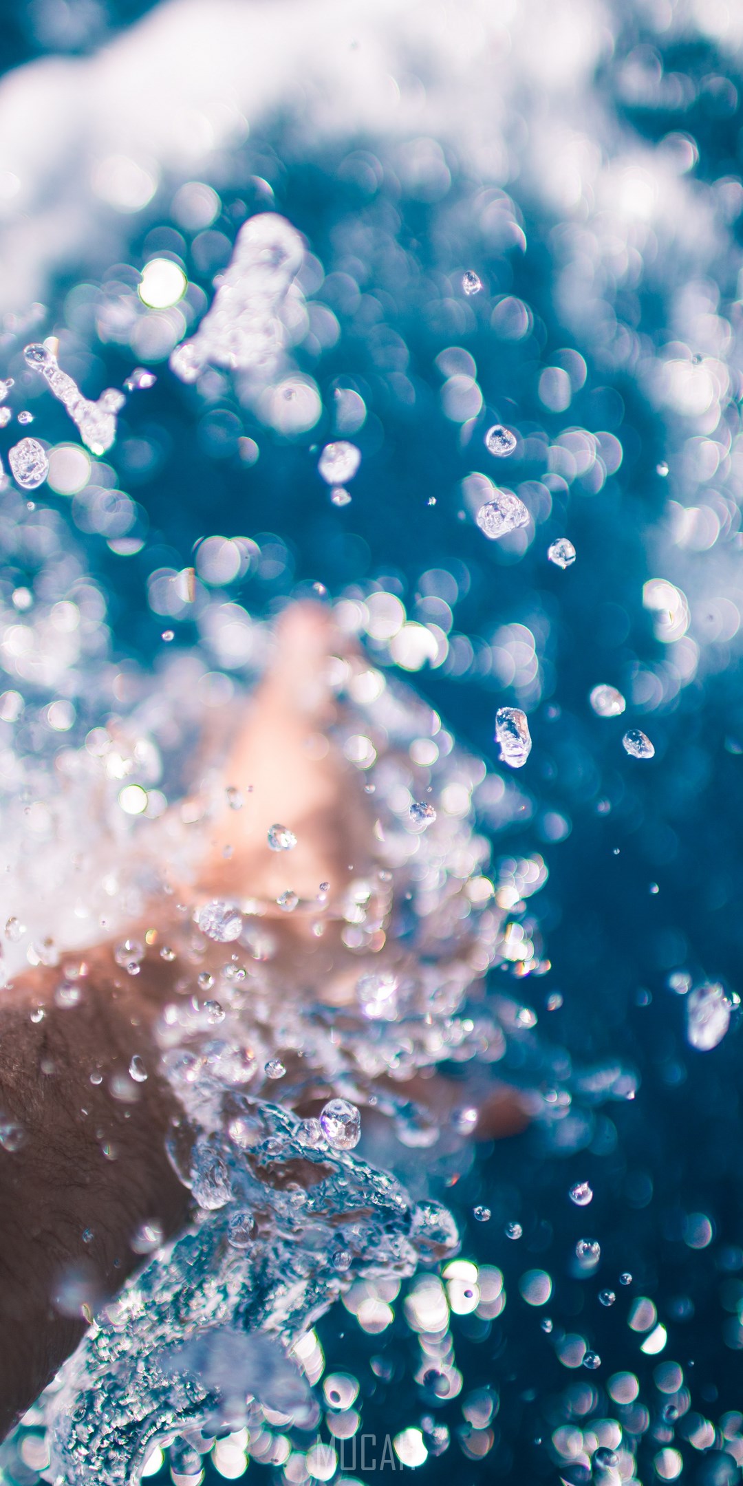 Water, Blue, Liquid Bubble, Turquoise, Cloud, Infinix Note 6 background hd, 1080x2160