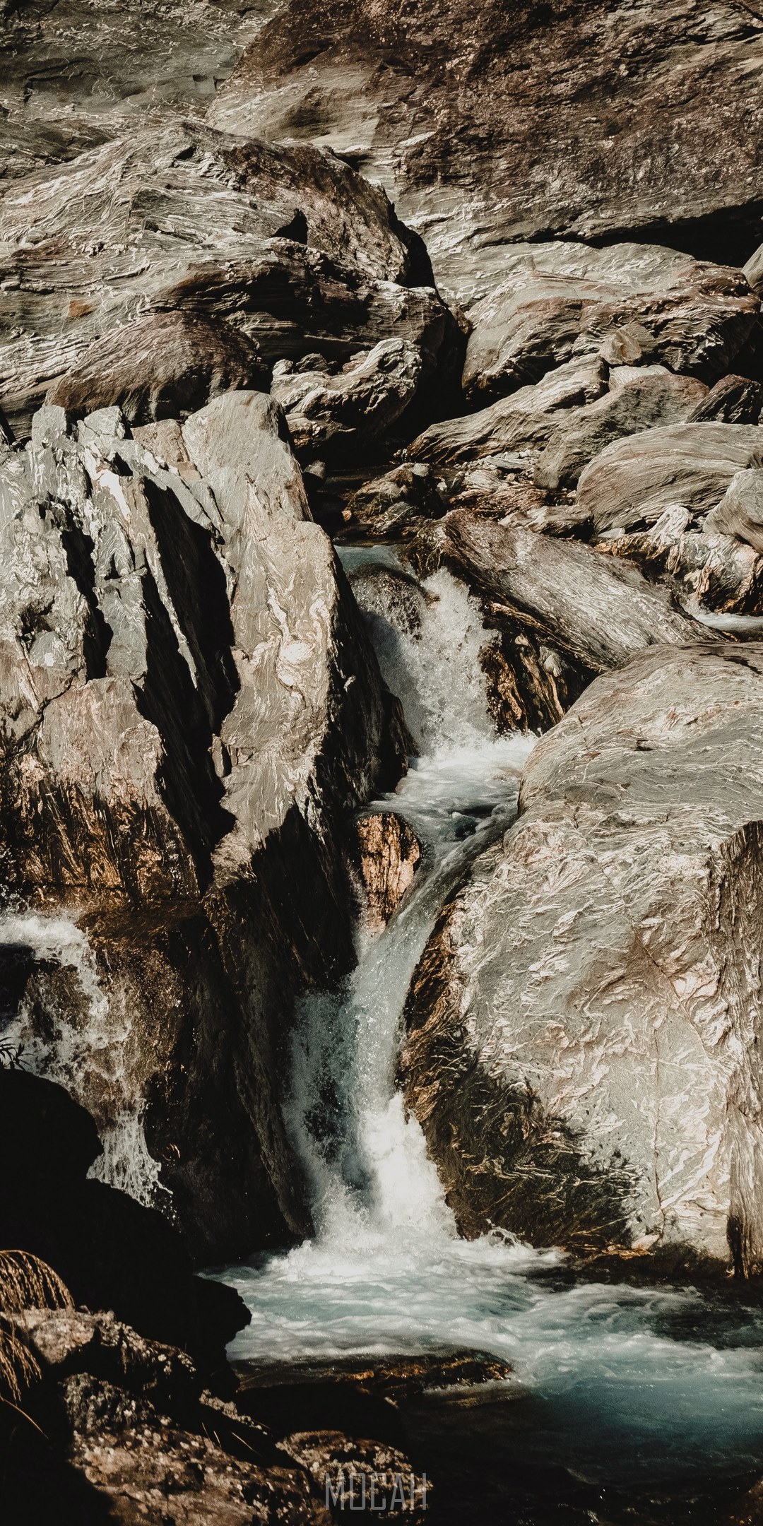 stratified falls, Oppo R11s hd download, 1080x2160 HD Phone Wallpaper