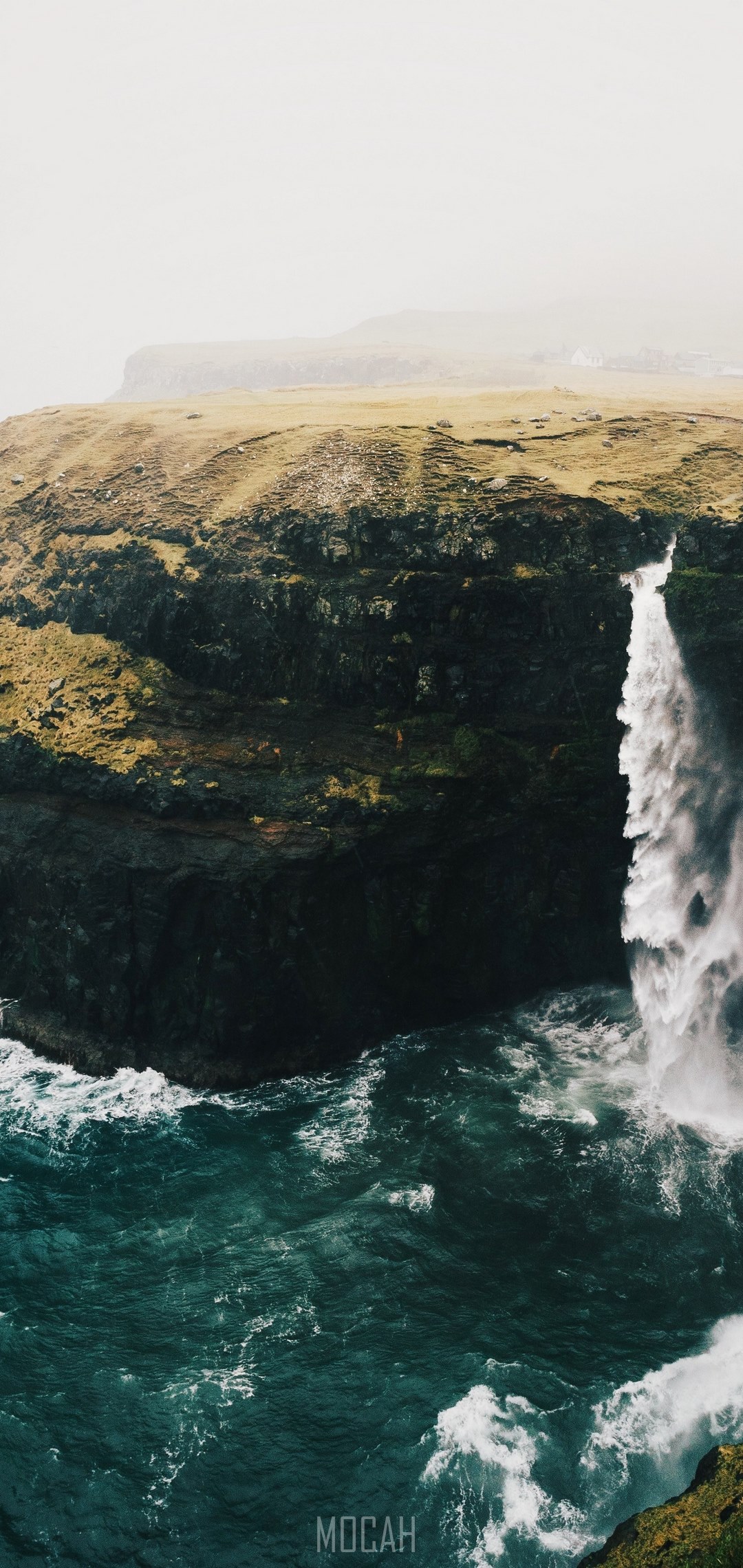 faroe islands waterfall, Oppo A3, 1080x2280 HD Phone Wallpaper | Rare ...