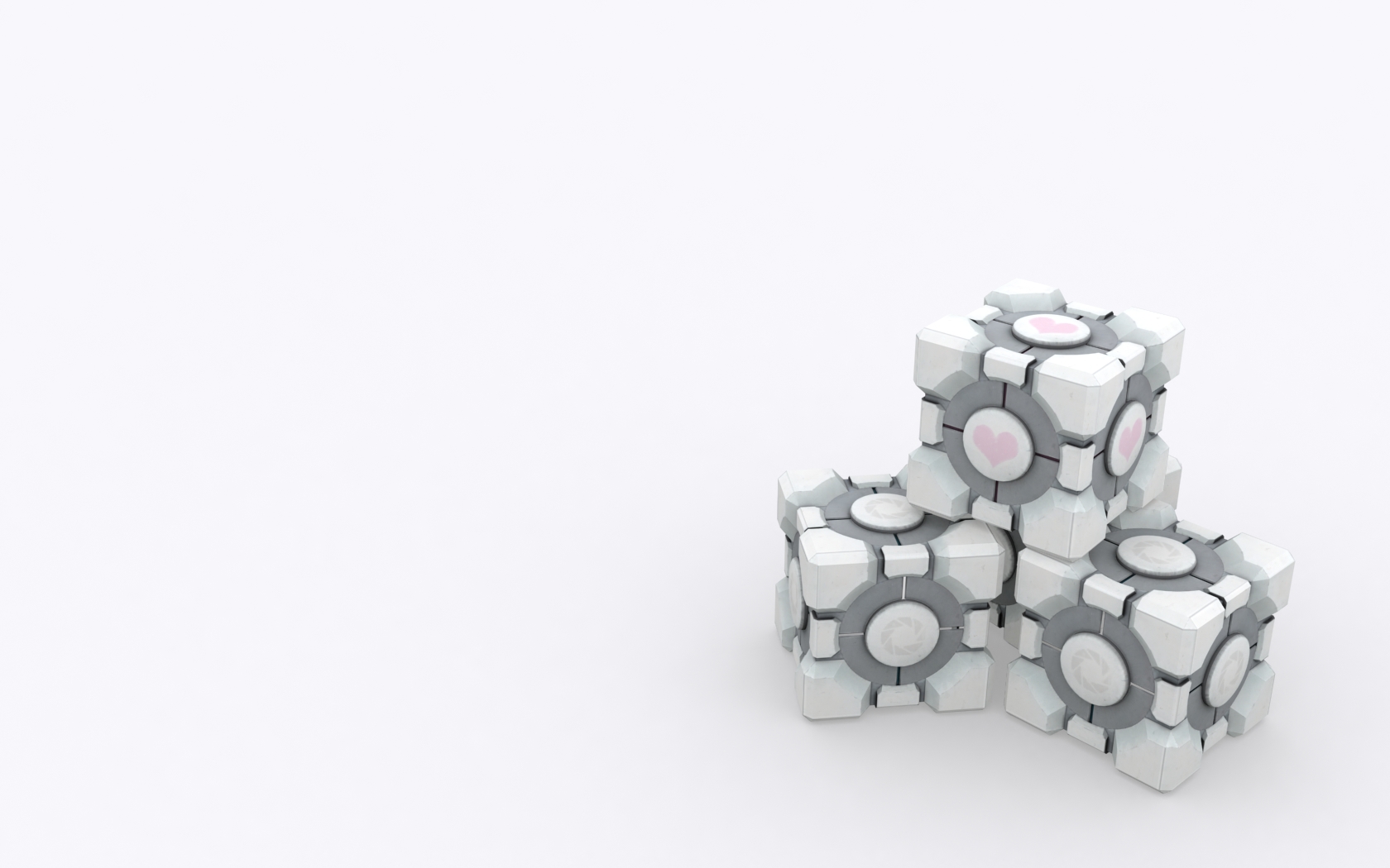 Companion Cubes from Portal HD Wallpaper