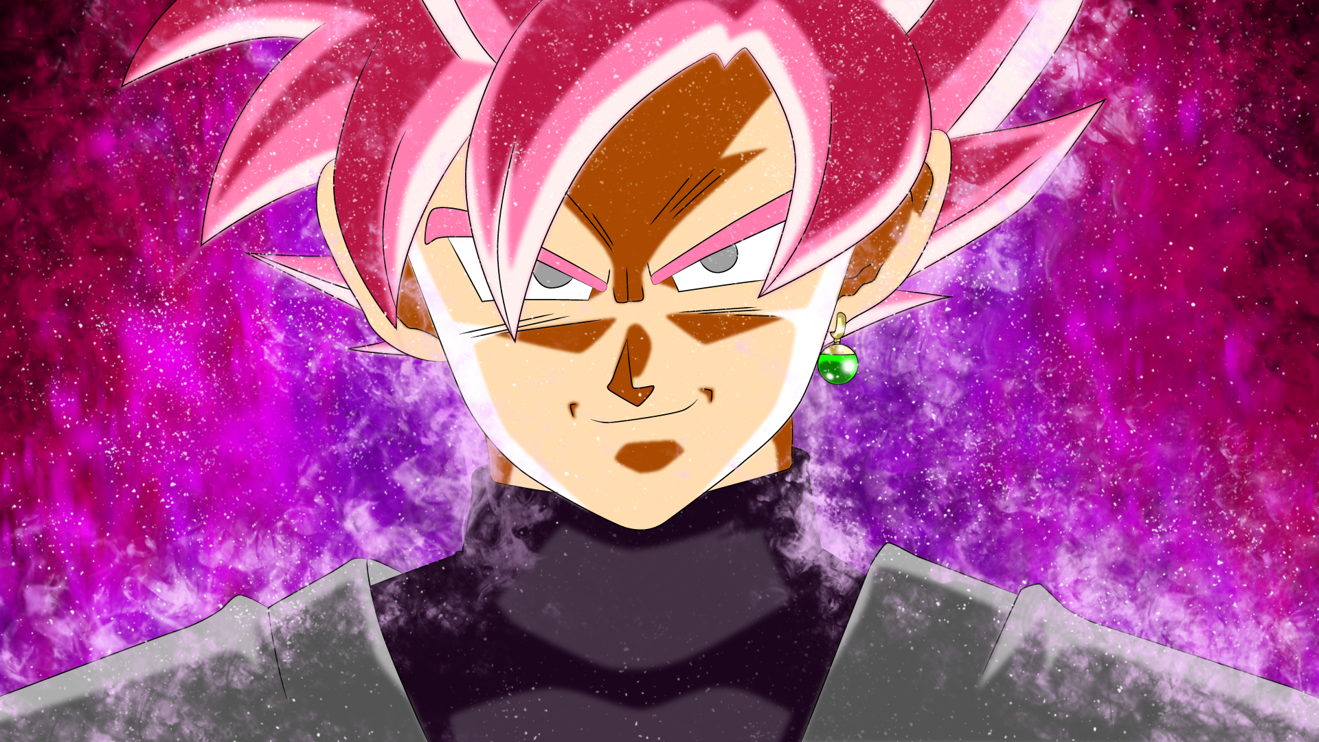 Black Goku Super Saiyan Rose Dragon Ball Super HD Wallpaper