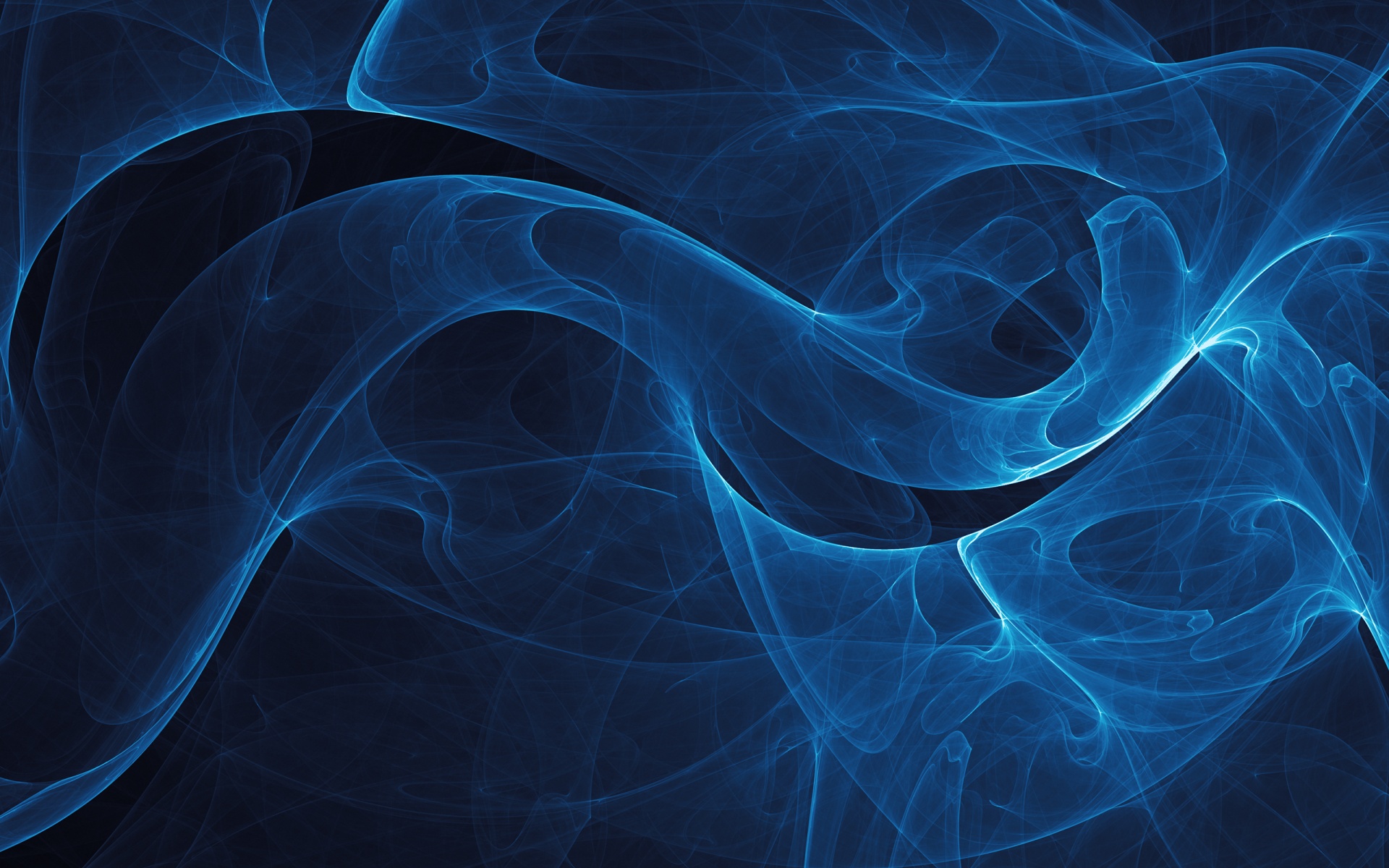 Abstract Blue Swirls HD Wallpaper