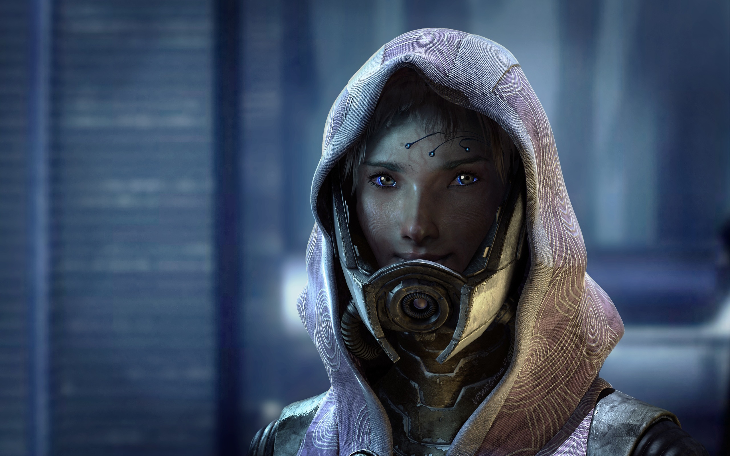 Tali'Zorah from Mass Effect HD Wallpaper