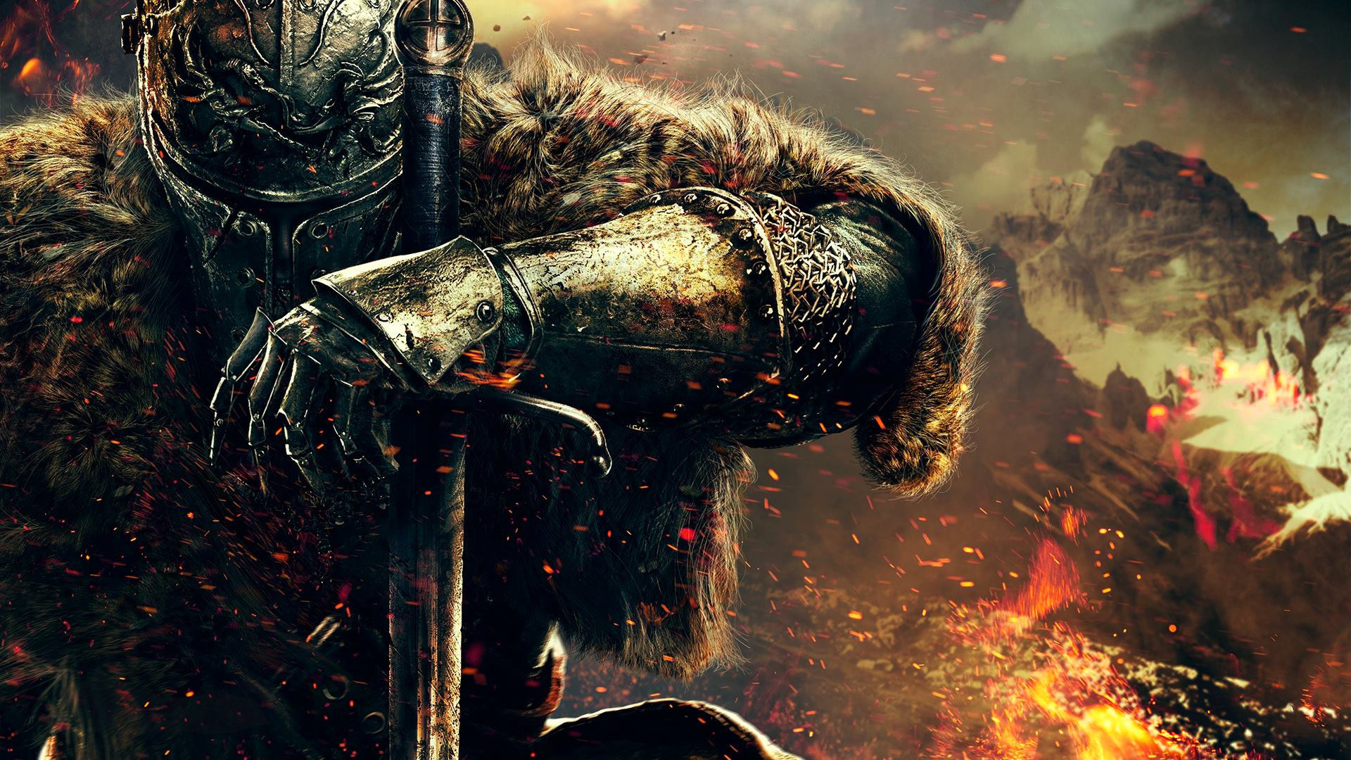 Knight with sword from Dark Souls II HD Wallpaper