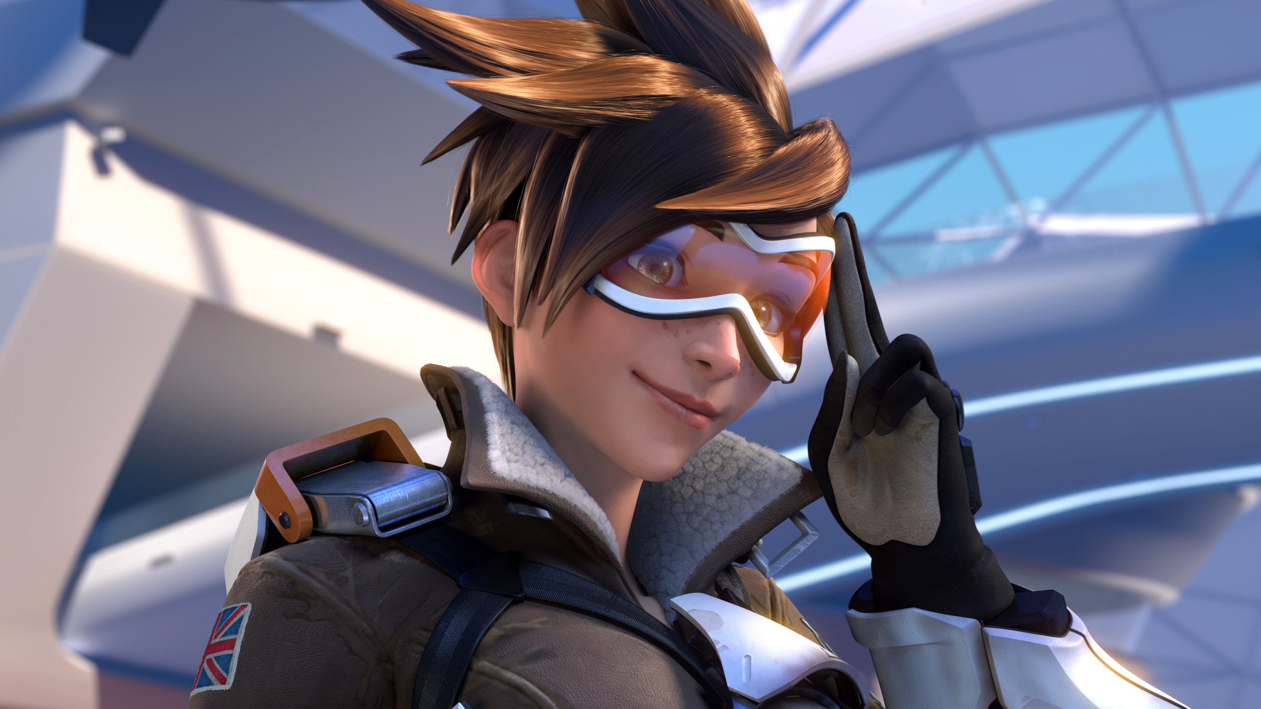 Tracer from Overwatch HD Wallpaper