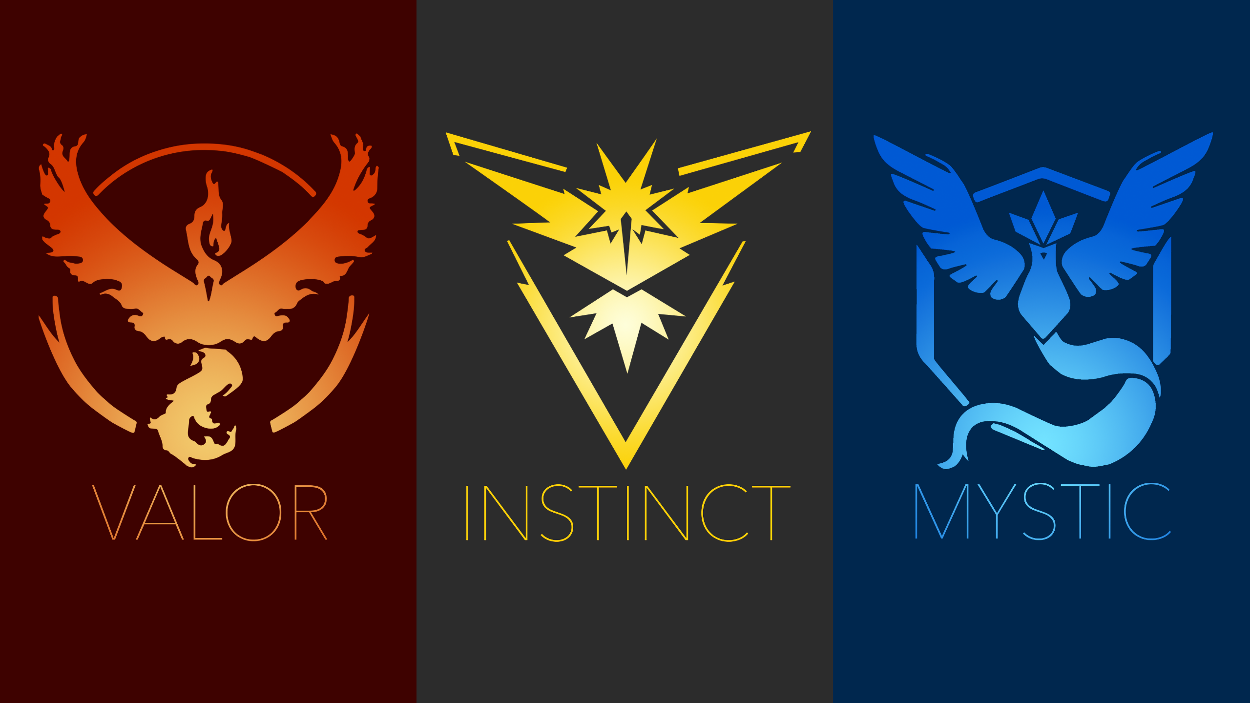 Pokemon Go Team Instinct Team Mystic Team Valor 4k HD Wallpaper Pokemon Go Team Instinct Team Mystic Team Valor 4k HD Wallpaper