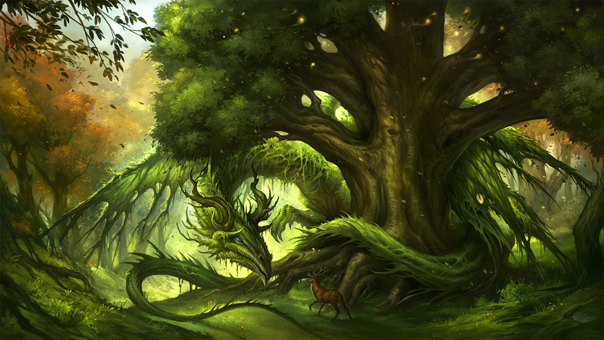 Guardian of the Forest HD Wallpaper