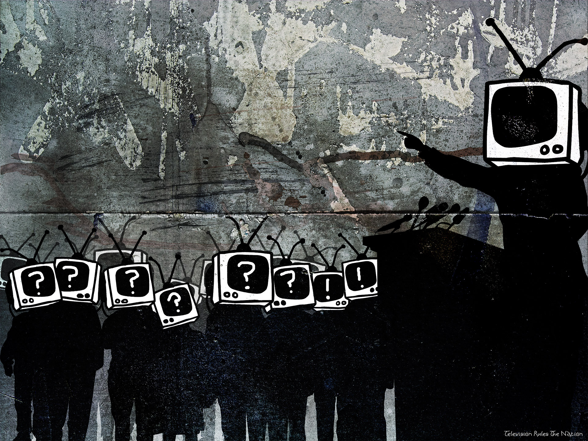 Television rules the nation HD Wallpaper