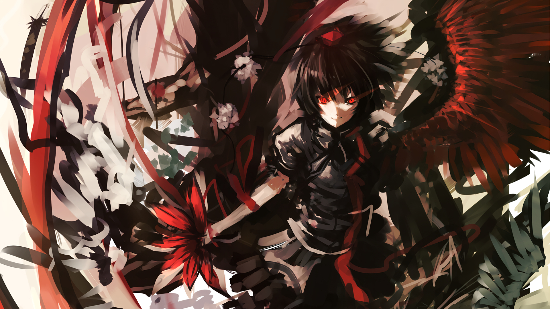 Aya Shameimaru from Touhou Project HD Wallpaper