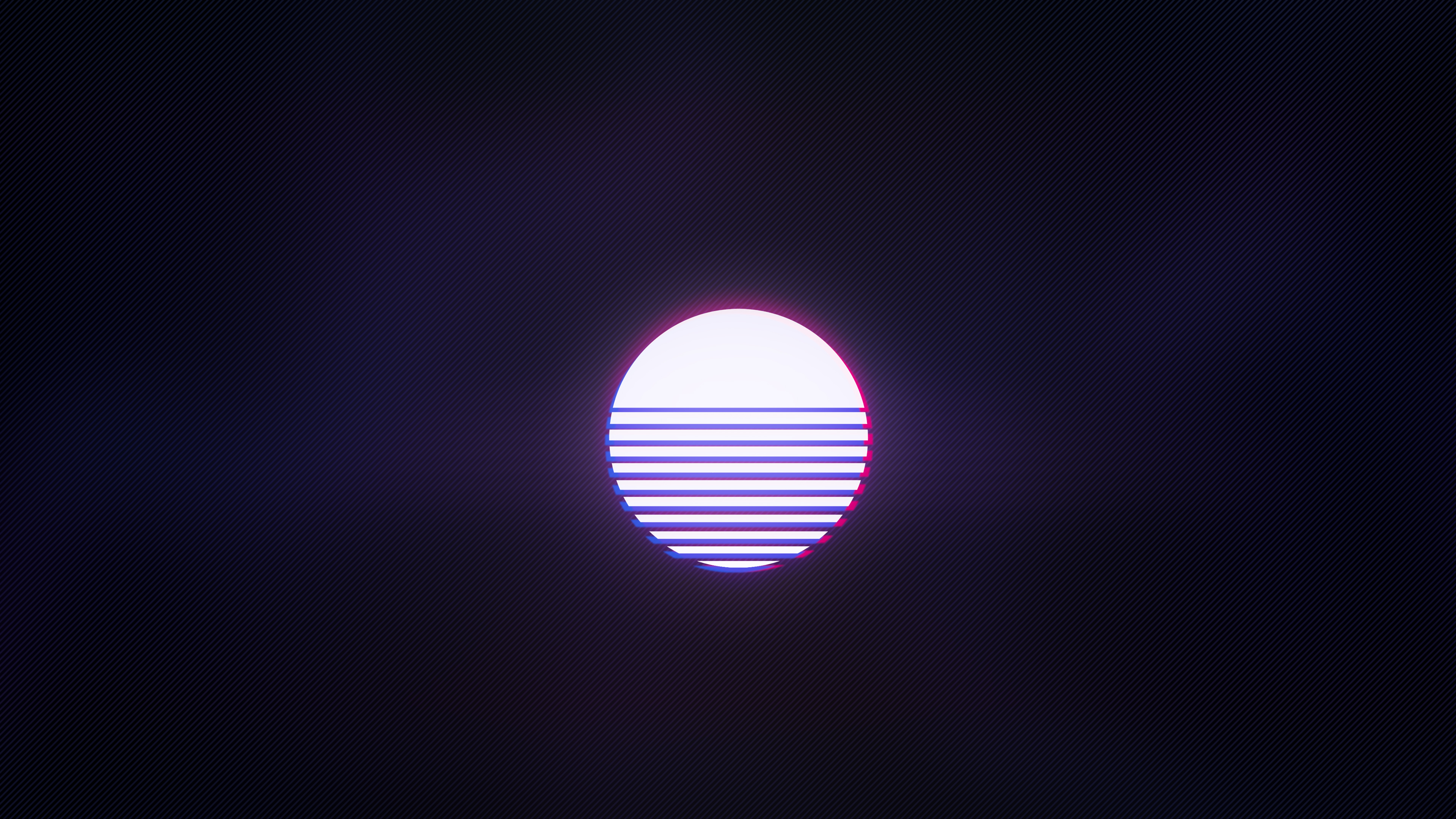 Retro Wave Sun 4K HD Wallpaper