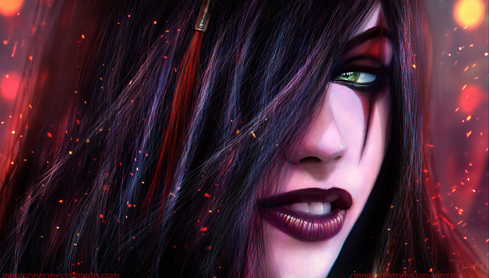 Katarina from League of Legends HD Wallpaper