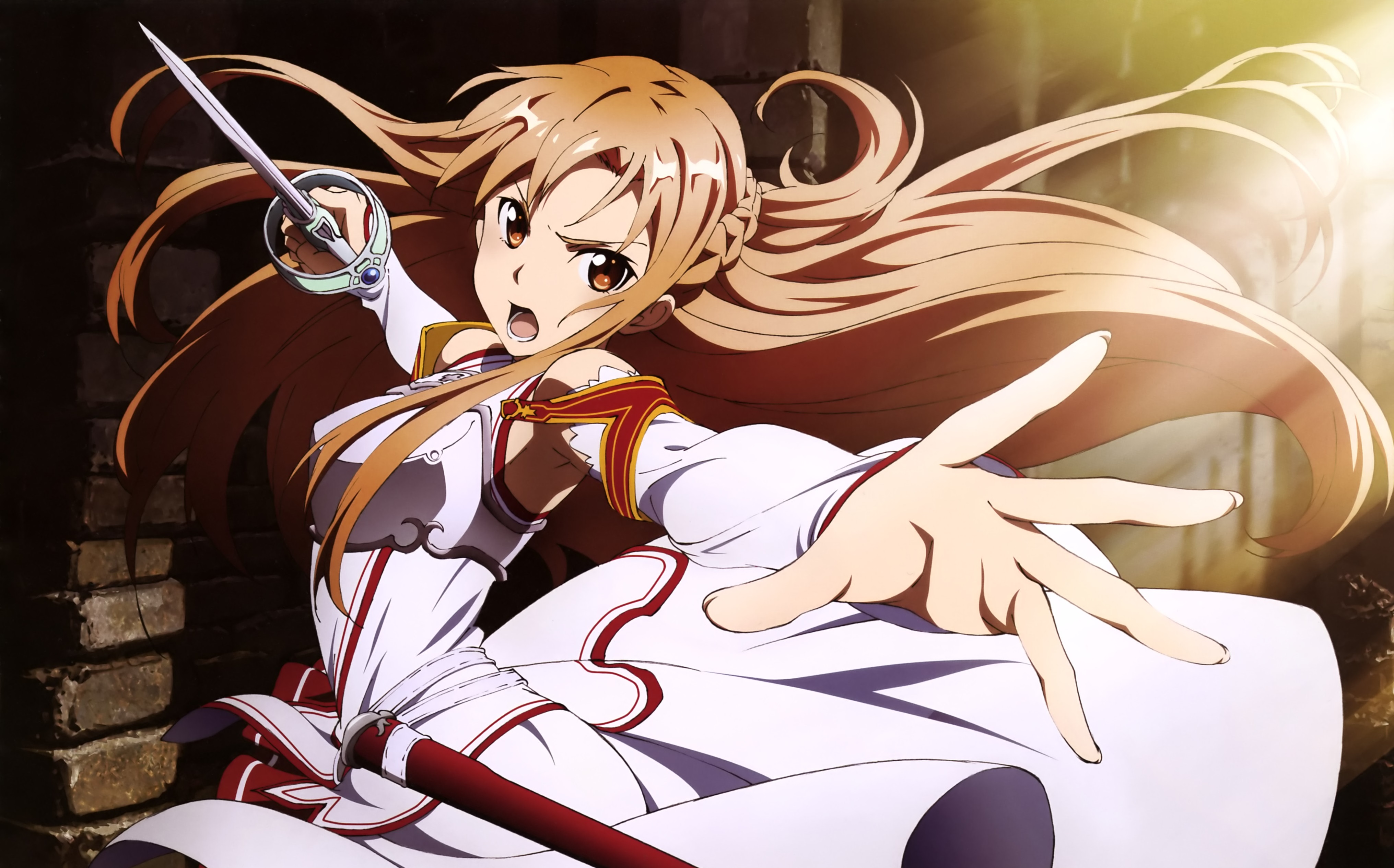 Asuna Yuuki from Sword Art Online HD Wallpaper
