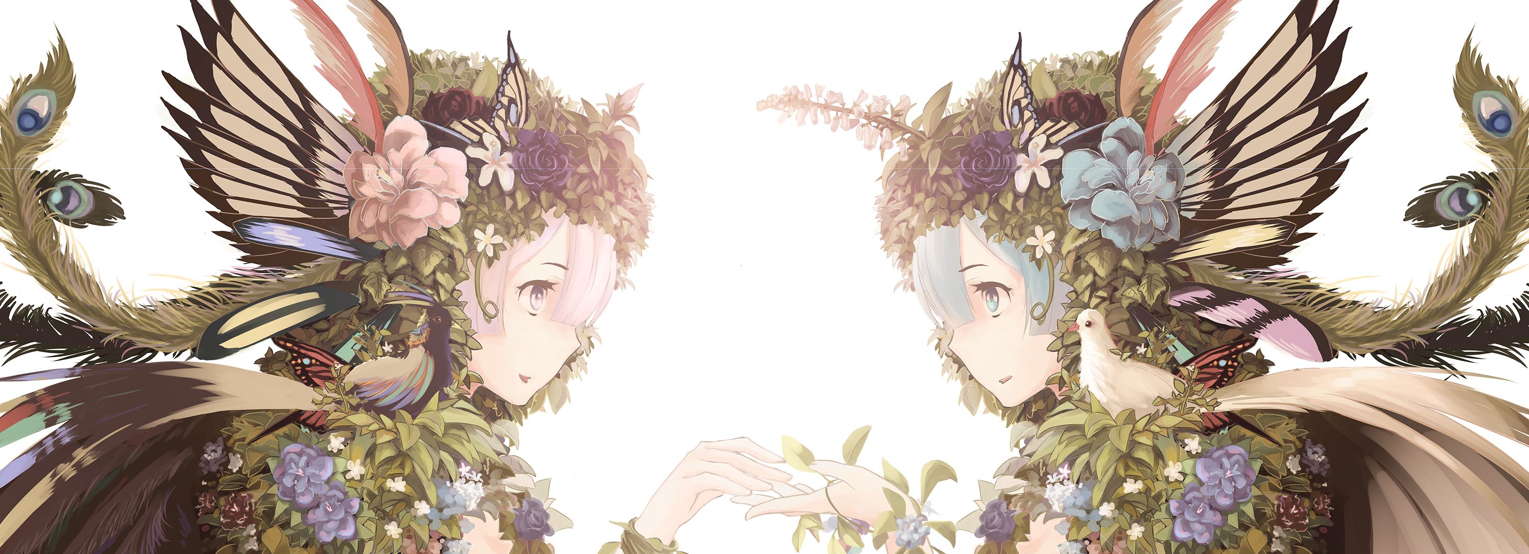 Ram and Rem from Re:ZERO HD Wallpaper