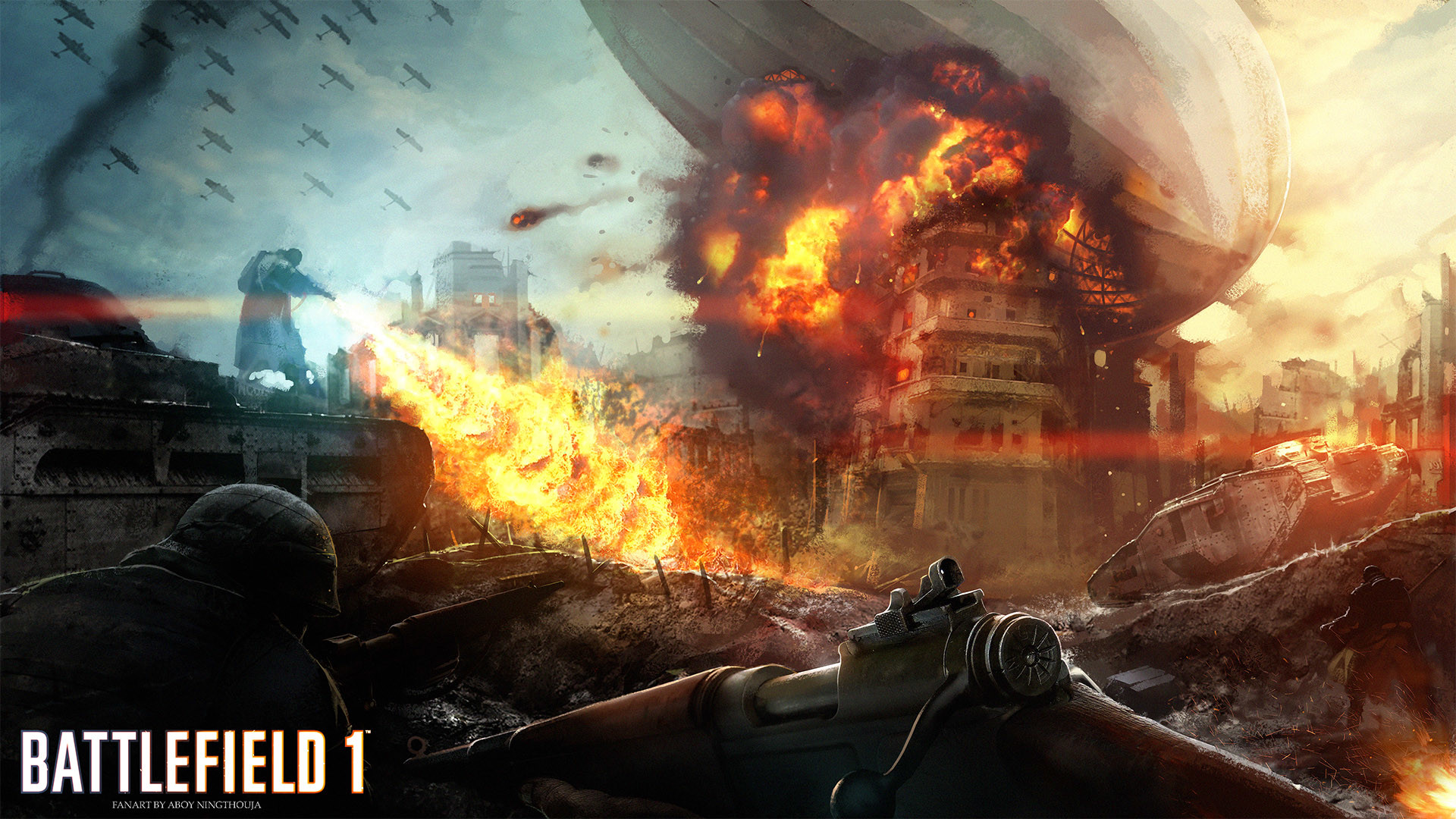 Battlefield 1 Fan Art HD Wallpaper