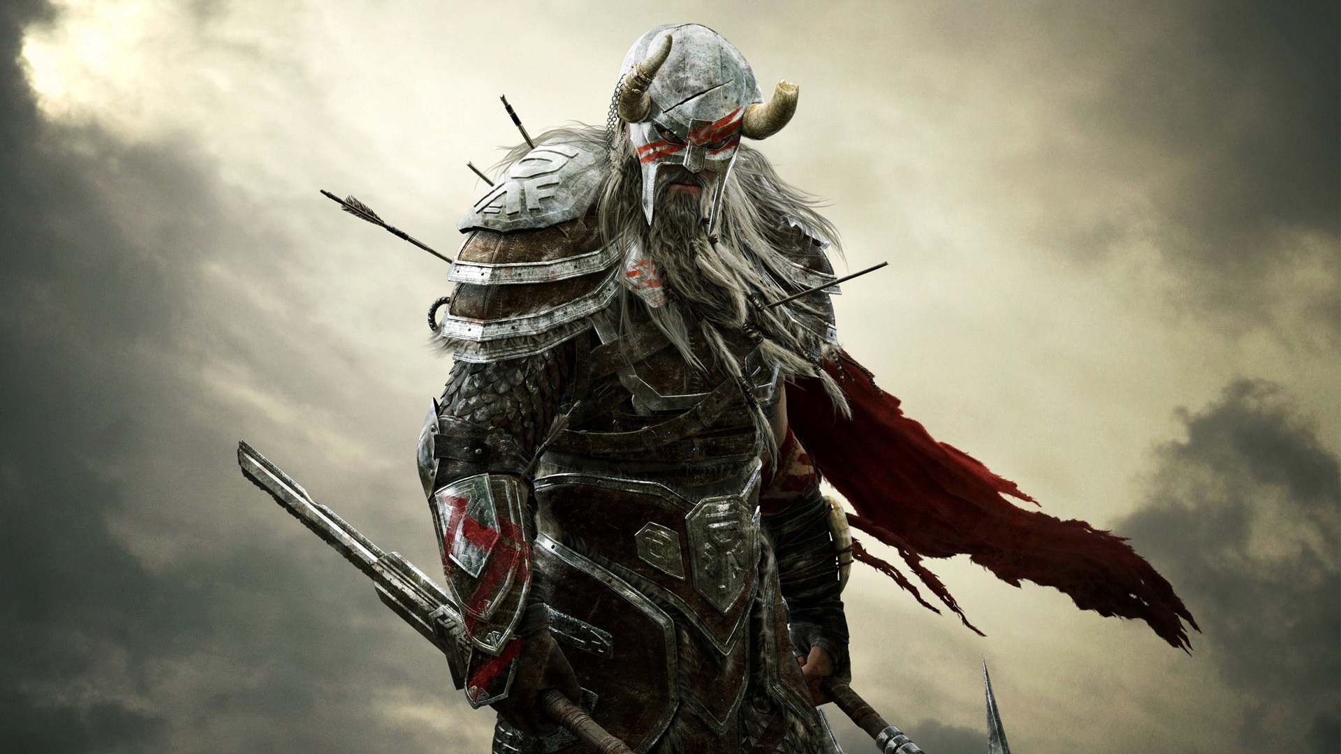 Nord warrior from The Elder Scrolls V: Skyrim HD Wallpaper