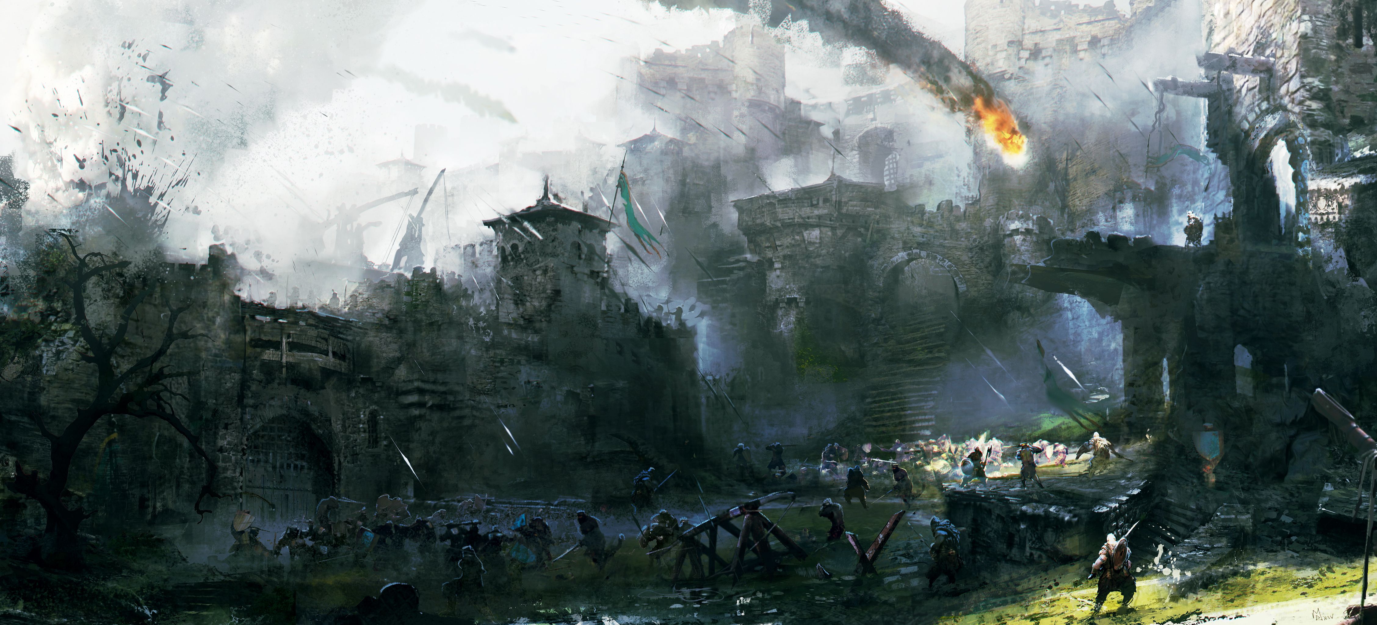 Battle scene from For Honor HD Wallpaper