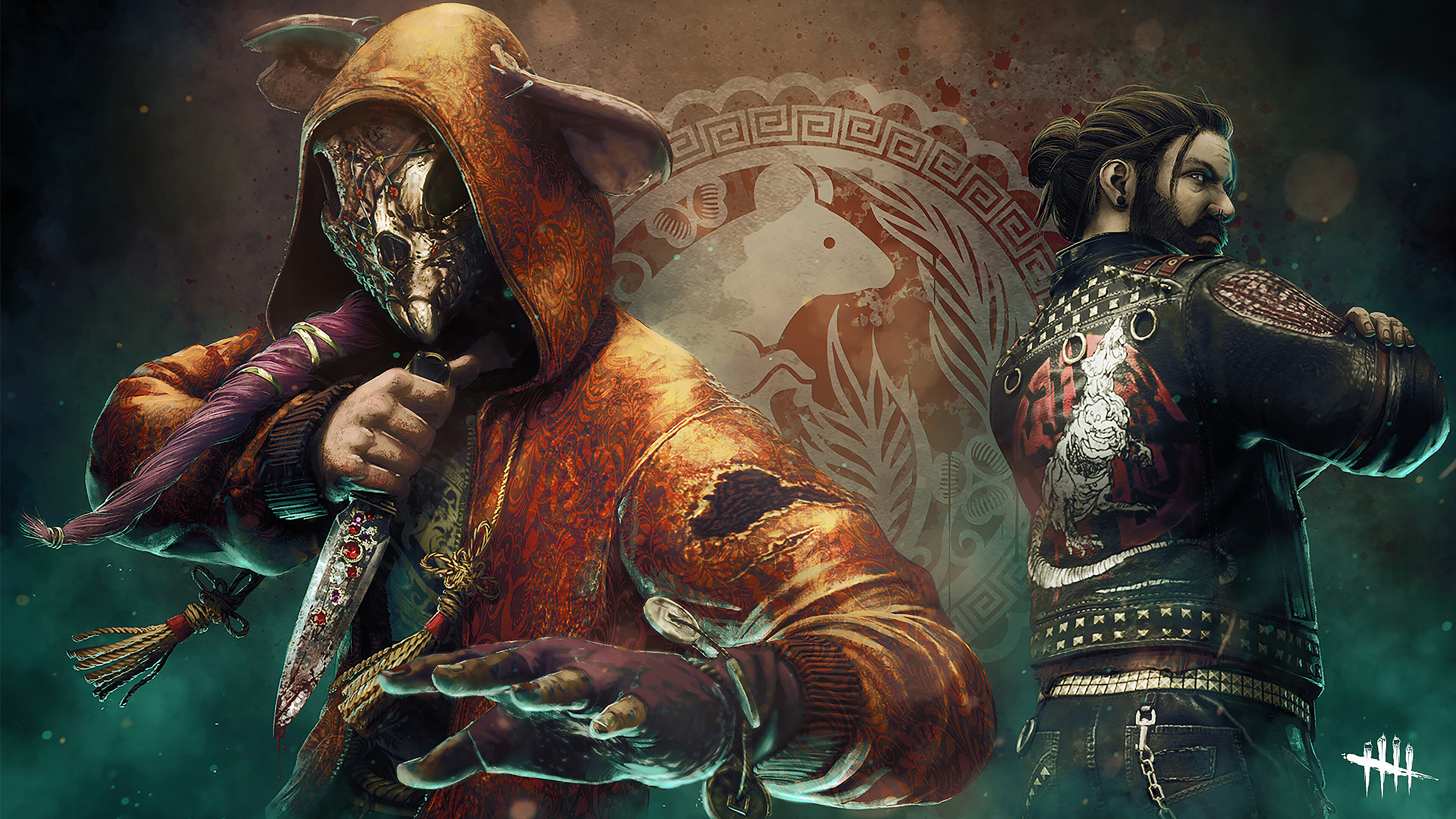 The Pig and The Survivor from Dead by Daylight 4K HD Wallpaper