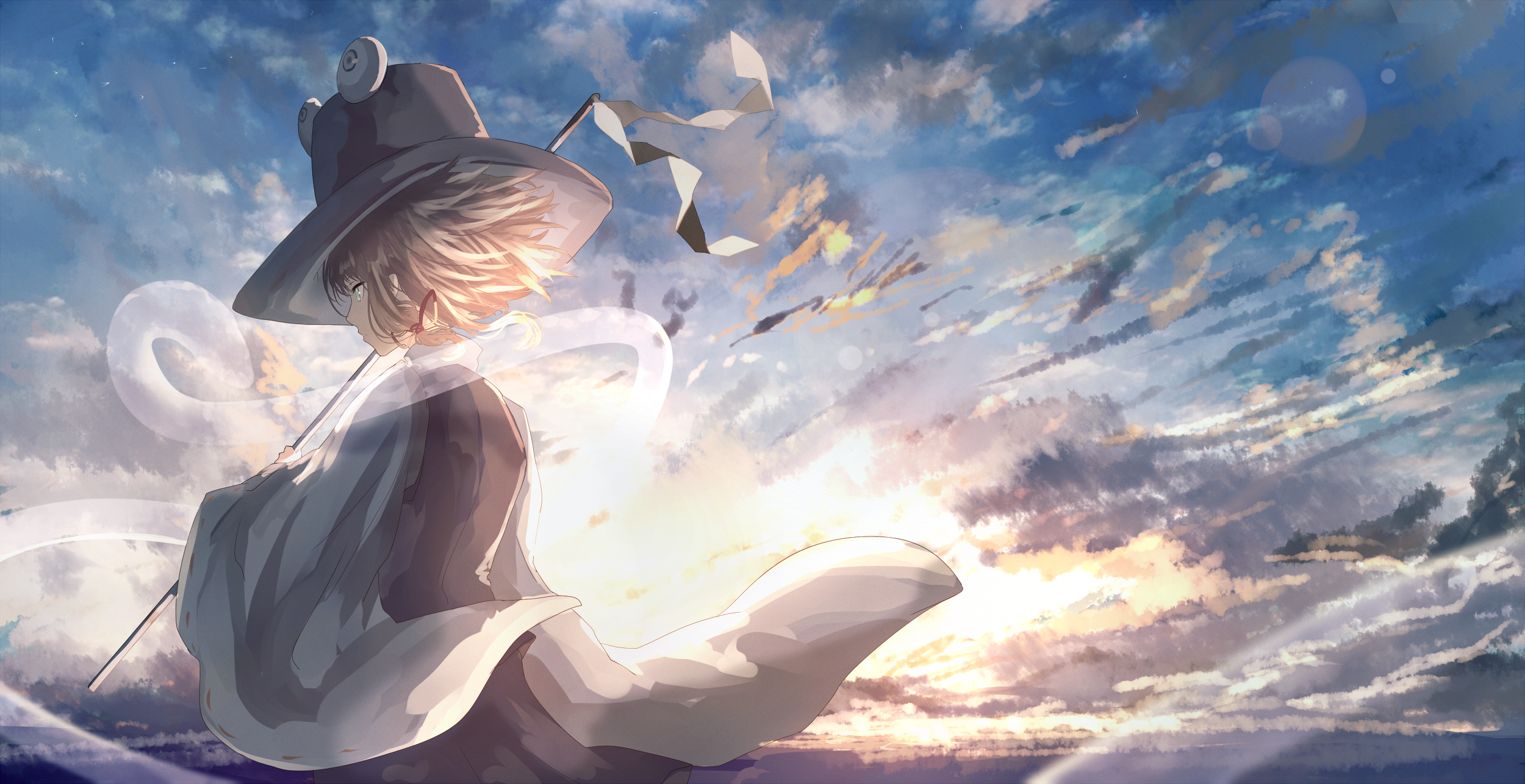 Suwako Moriya from Touhou Project HD Wallpaper