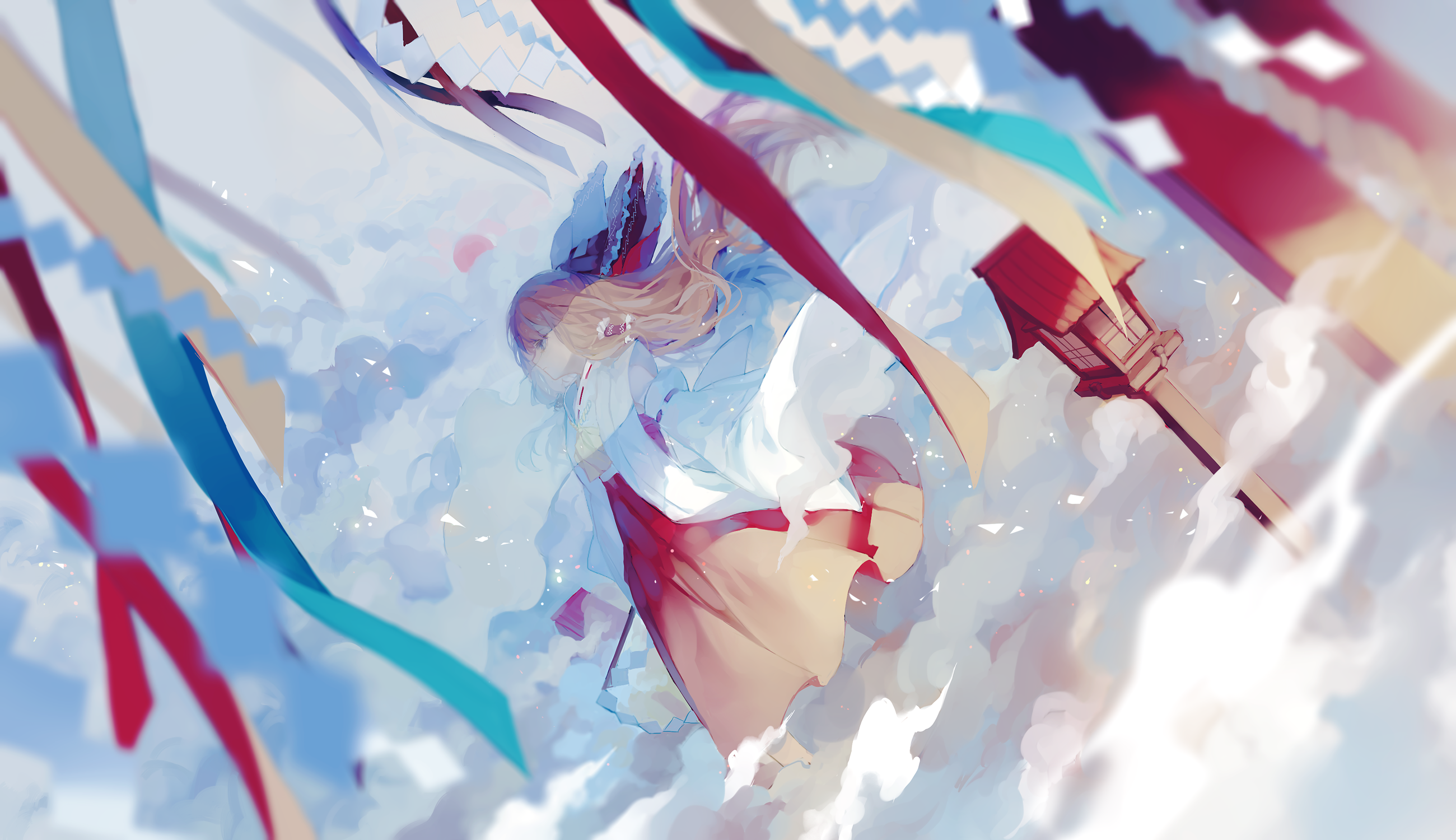 Reimu Hakurei from Touhou Project HD Wallpaper