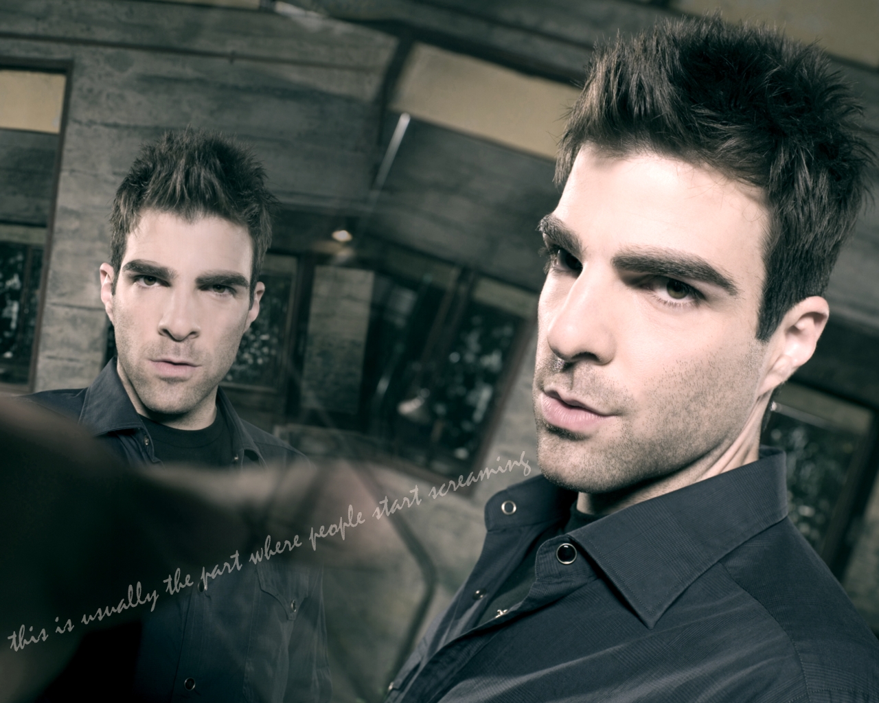 Zachary Quinto from Heroes HD Wallpaper