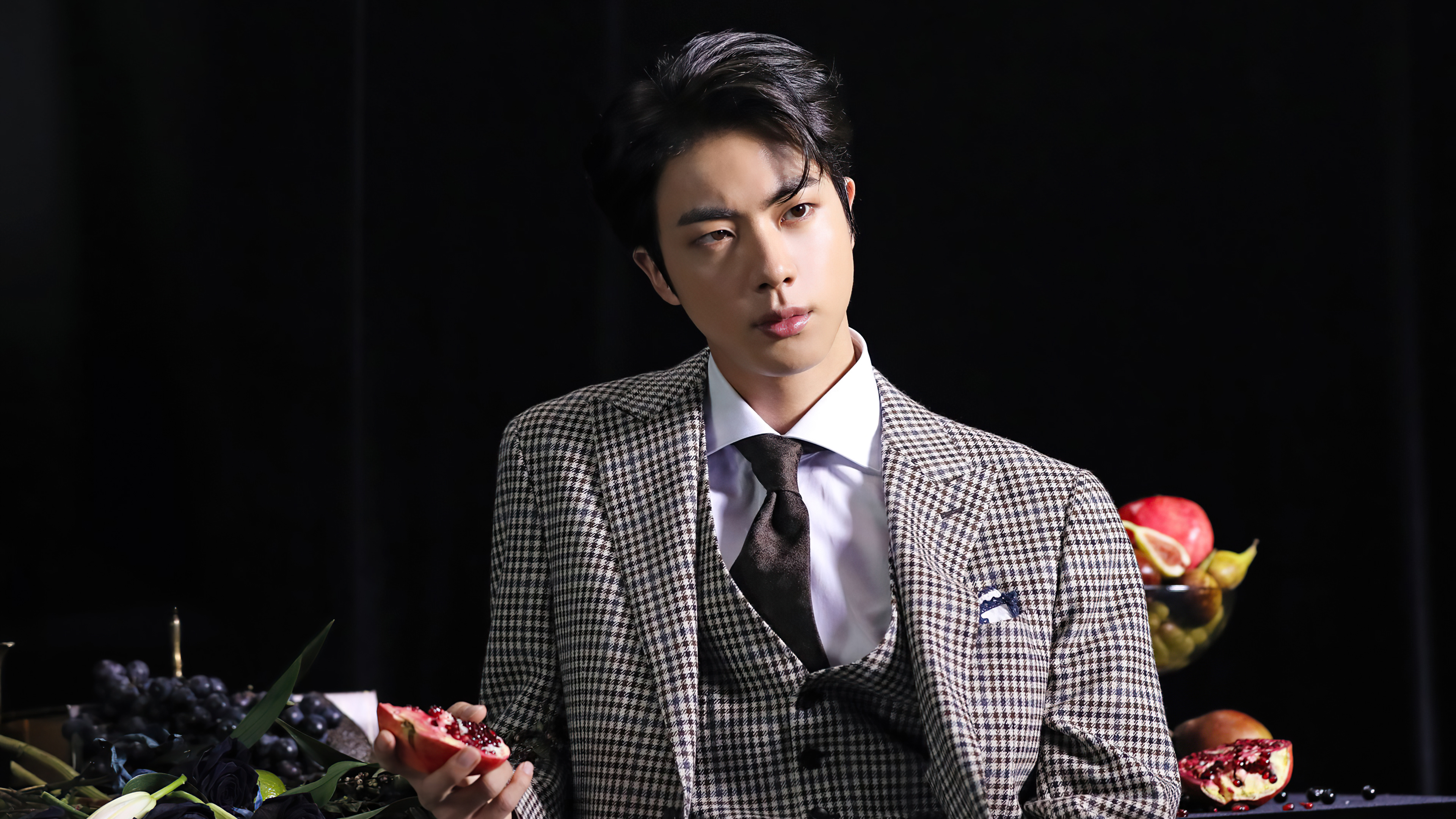 Jin, BTS, Map of the Soul 7, 4K HD Wallpaper