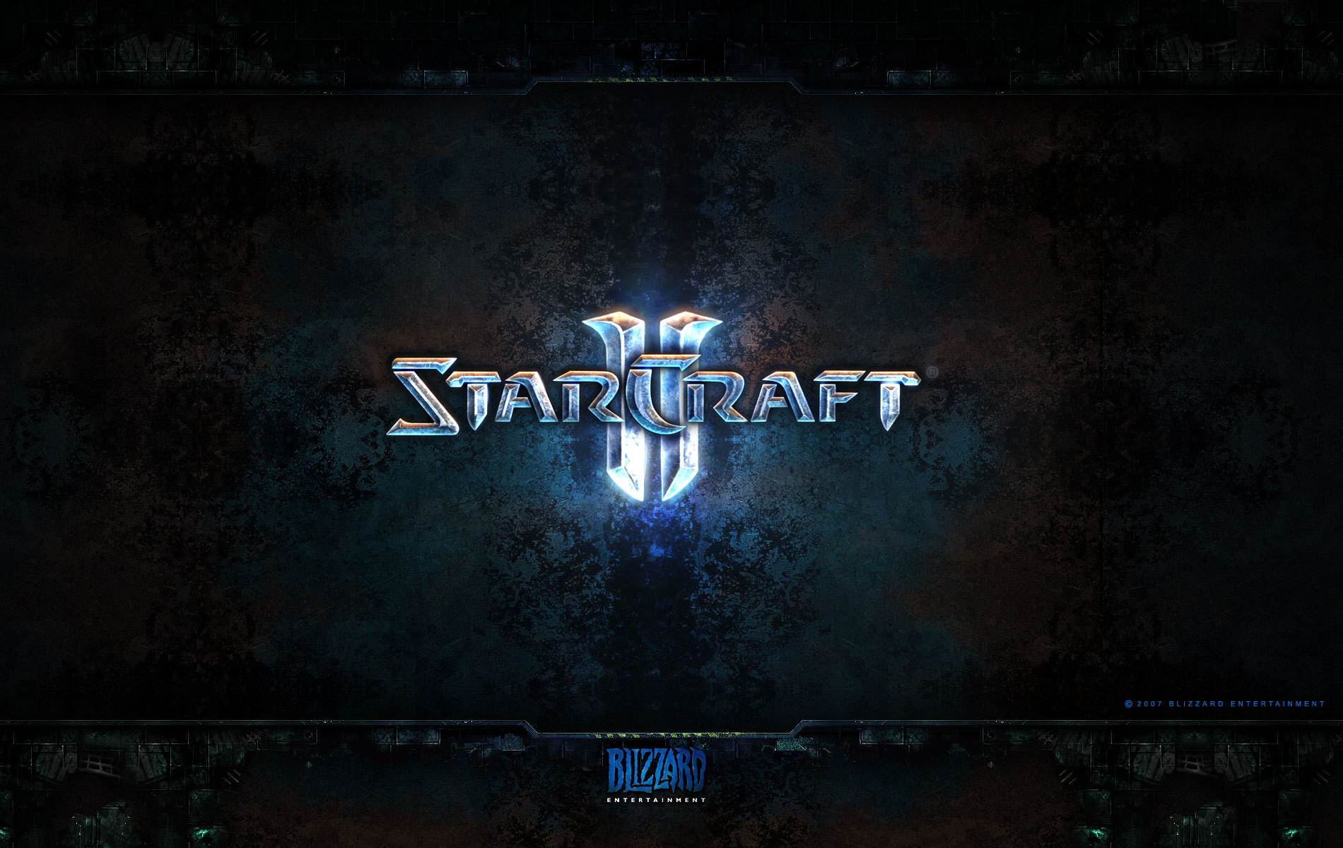 StarCraft II Blizzard Entertainment Logo HD Wallpaper