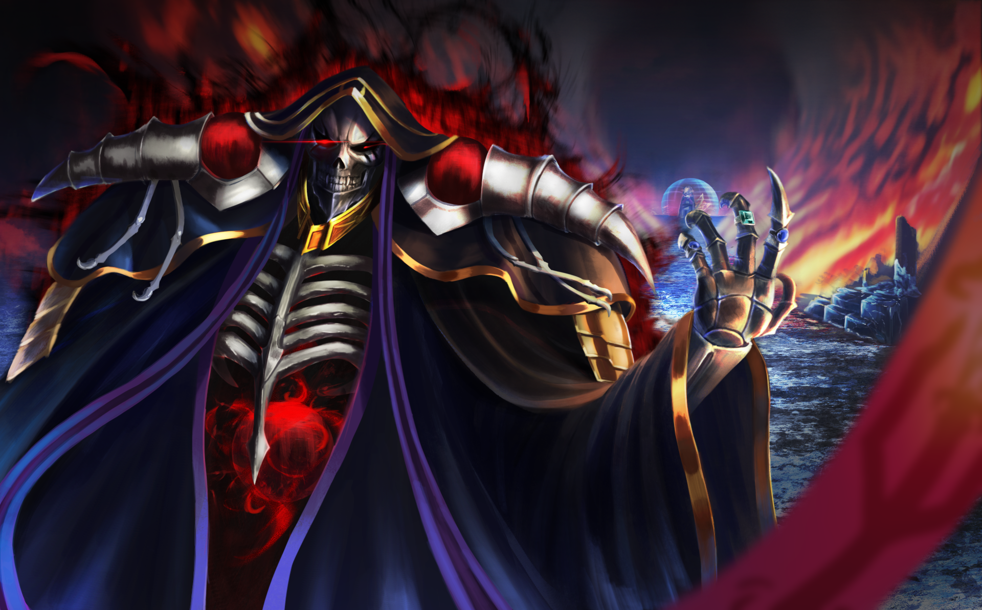 Ainz Ooal Gown from Overlord HD Wallpaper