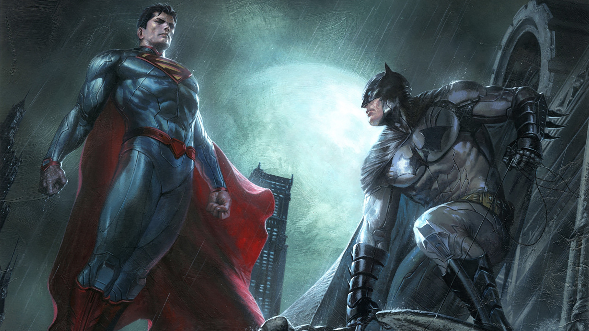 Superman and Batman from DC Comics HD Wallpaper