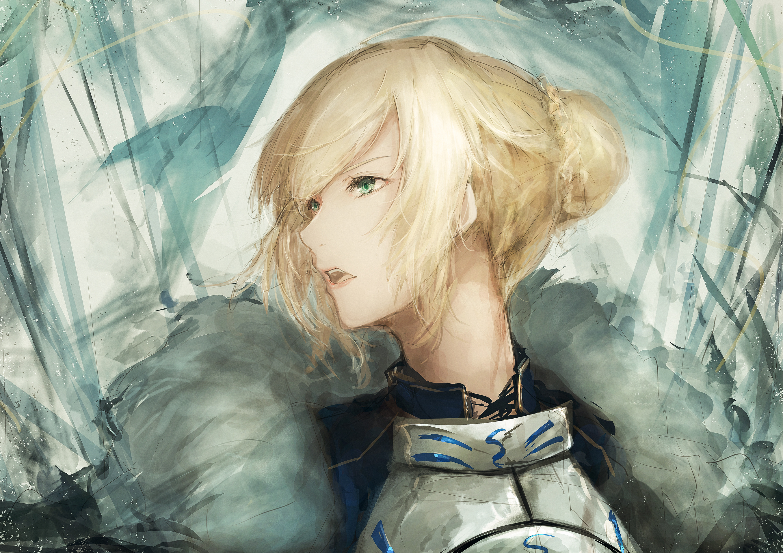 Saber from Fate Series HD Wallpaper
