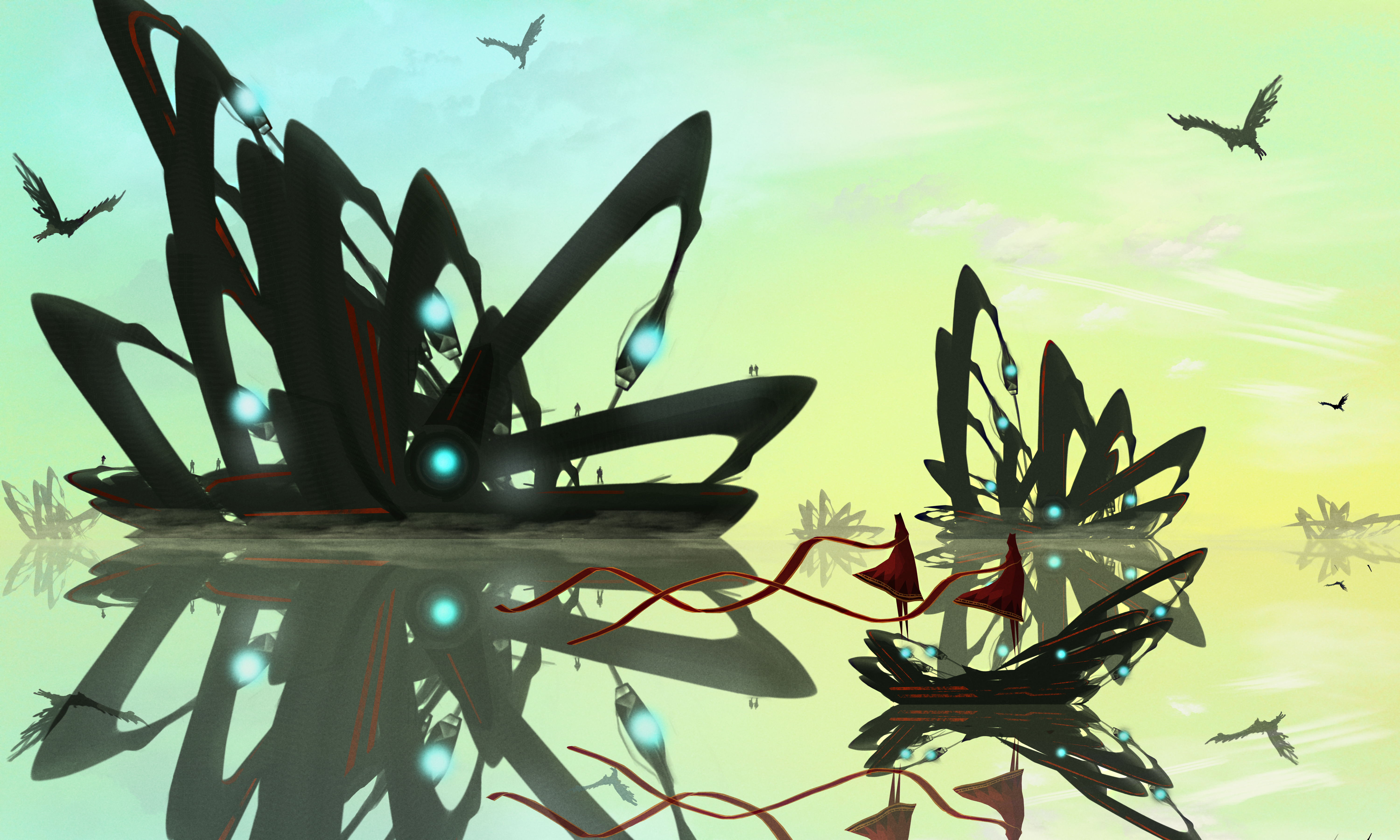 Journey (Video Game) concept art HD Wallpaper