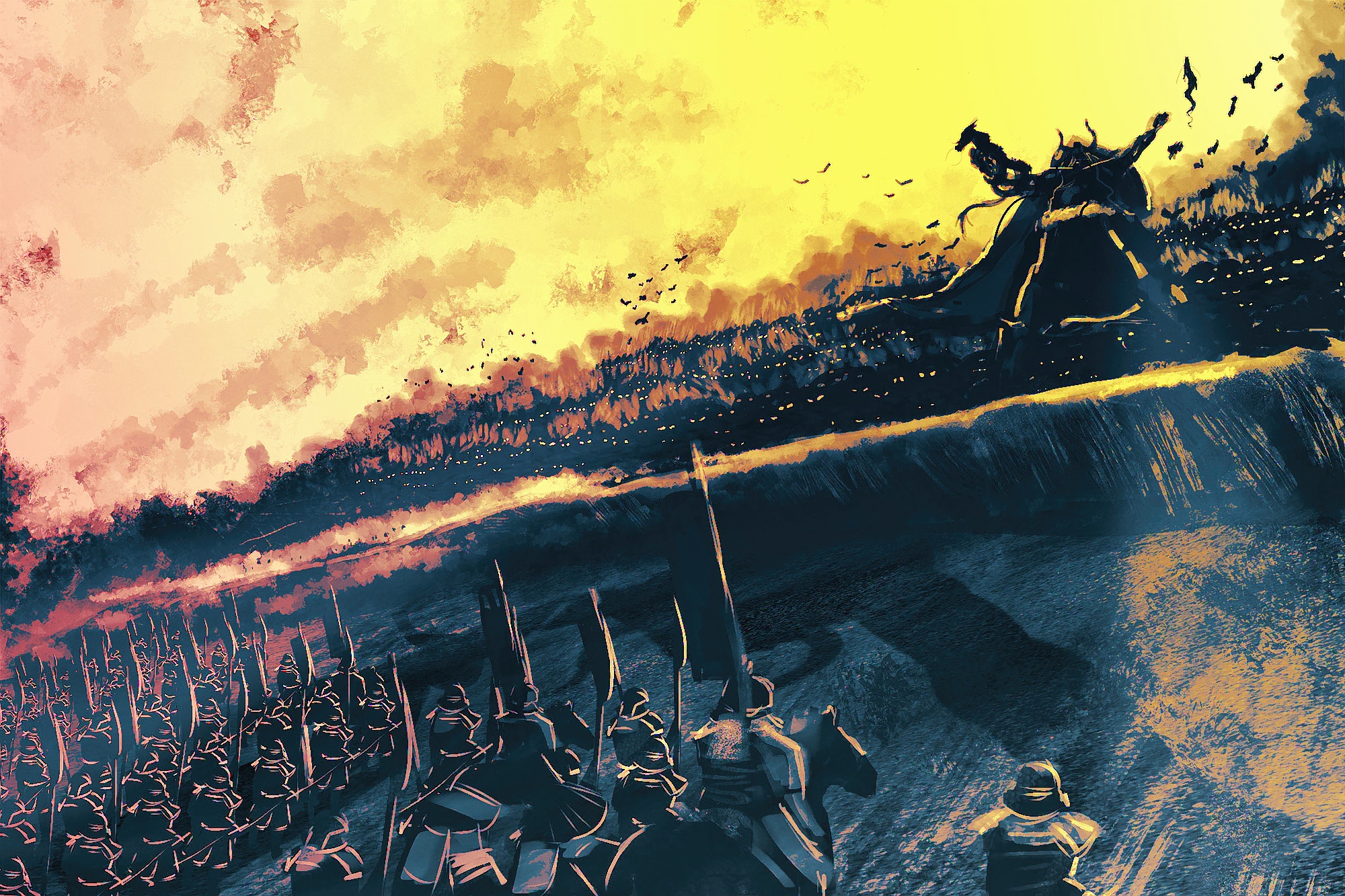 One Piece: Kaido leads his army HD Wallpaper