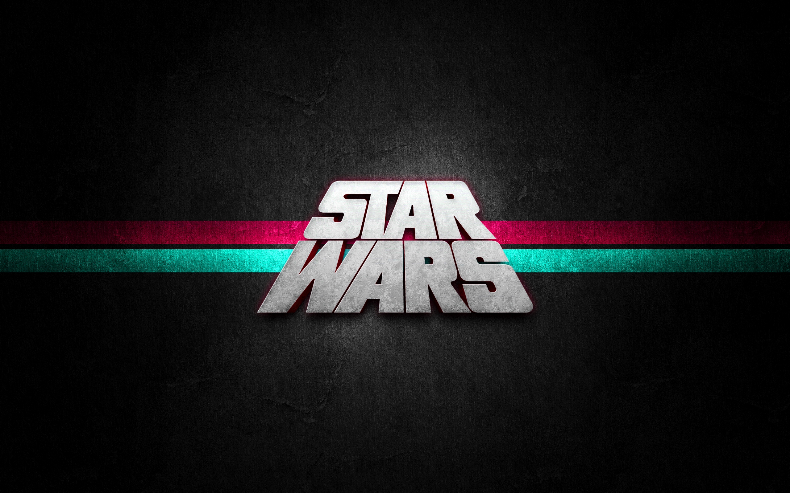 Star Wars logo with colored stripes HD Wallpaper