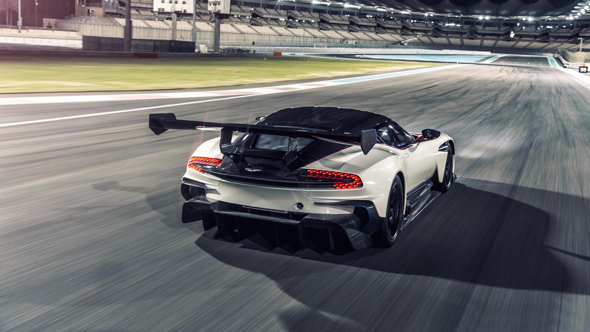 Aston Martin Vulcan Race Car on Track HD Wallpaper