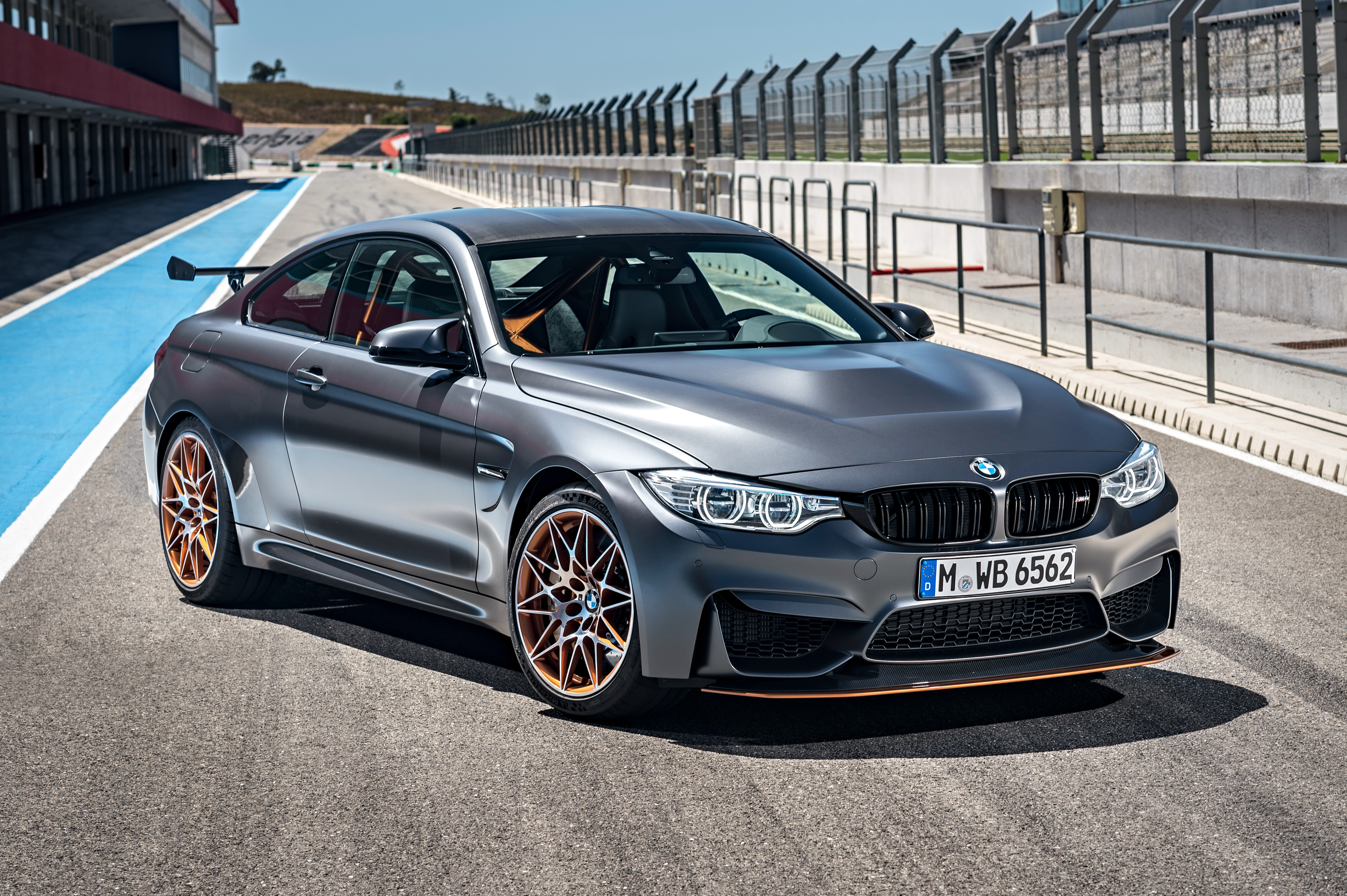 BMW M4 Coupe on a Race Track HD Wallpaper
