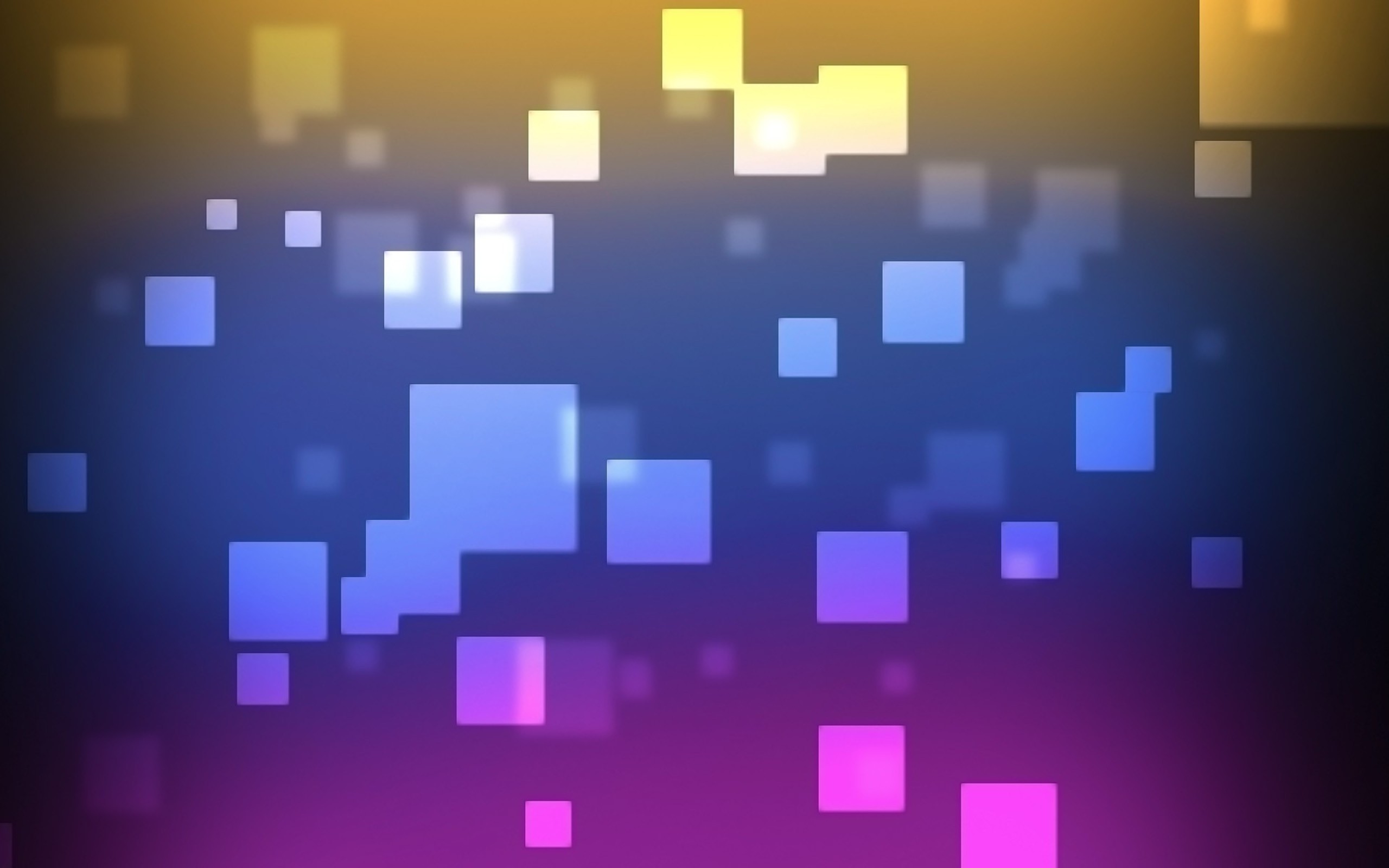 Abstract colorful squares digital art HD Wallpaper