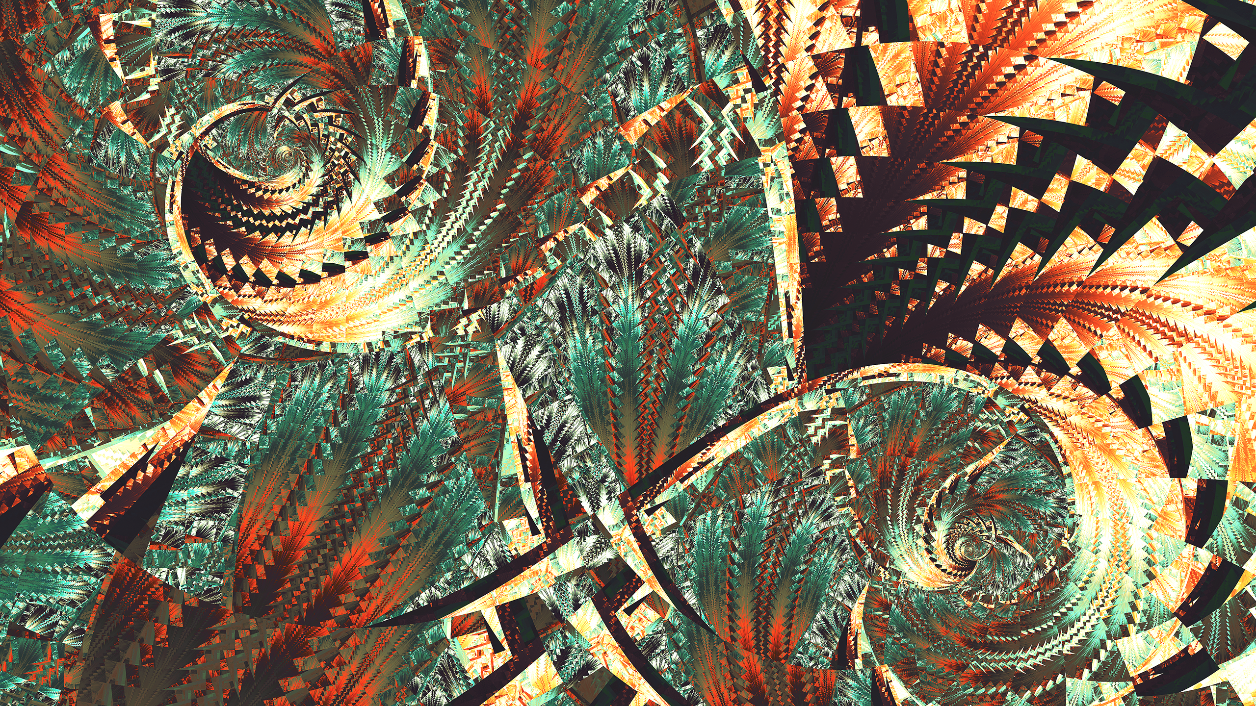 Digital Art Fractal Swirl HD Wallpaper