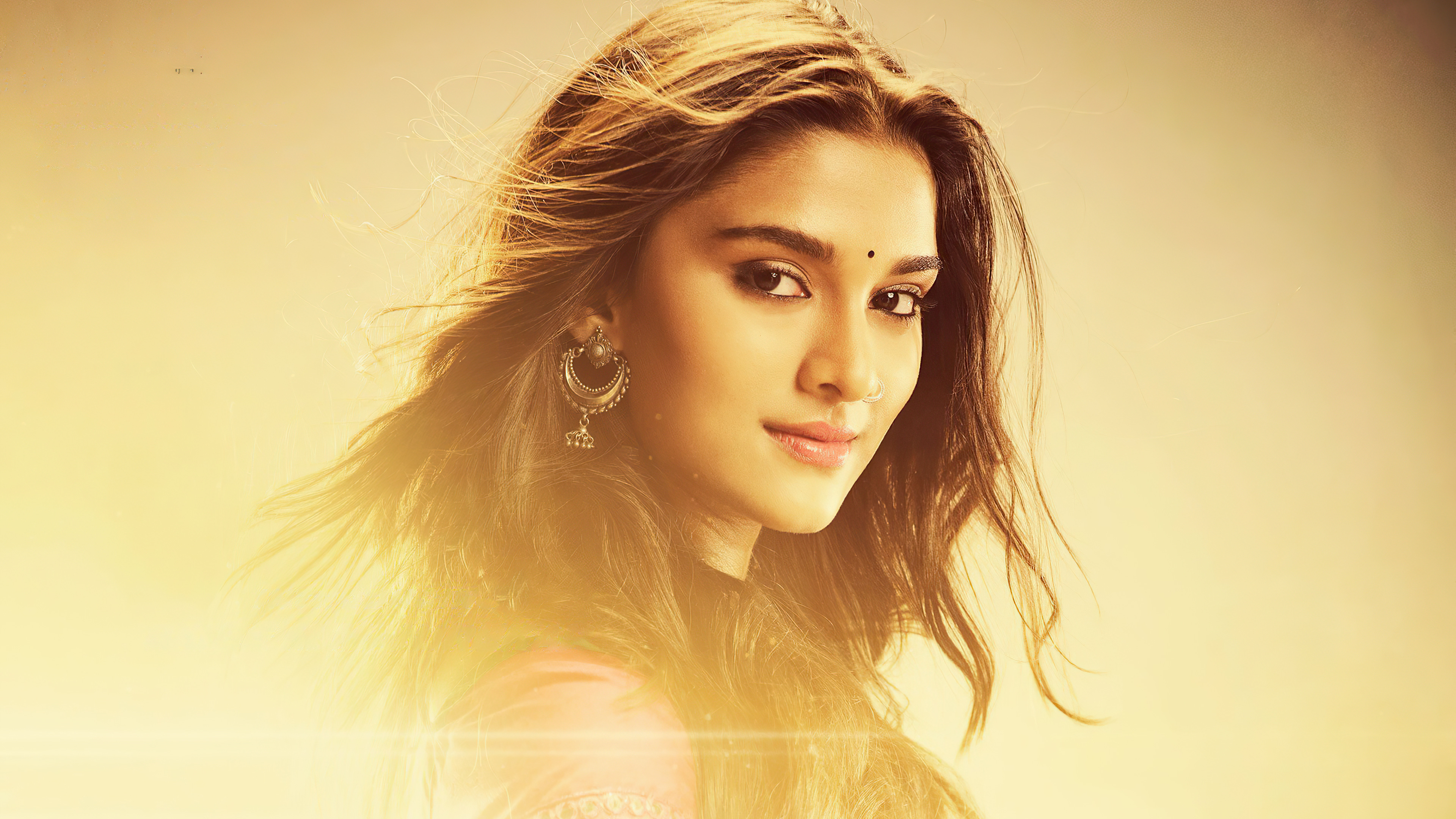 Saiee Manjrekar 4K HD Wallpaper