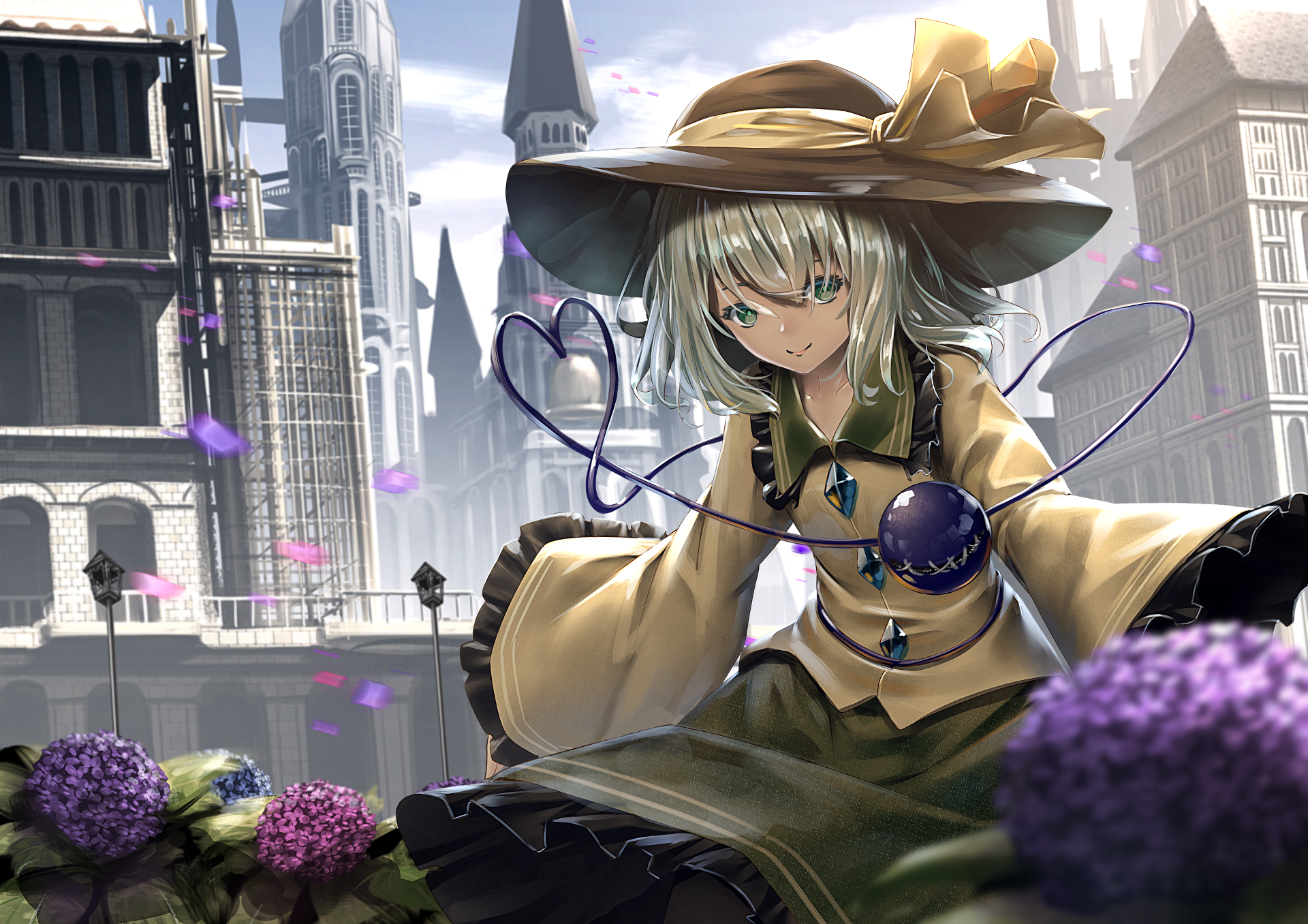 Koishi Komeiji from Touhou Project HD Wallpaper