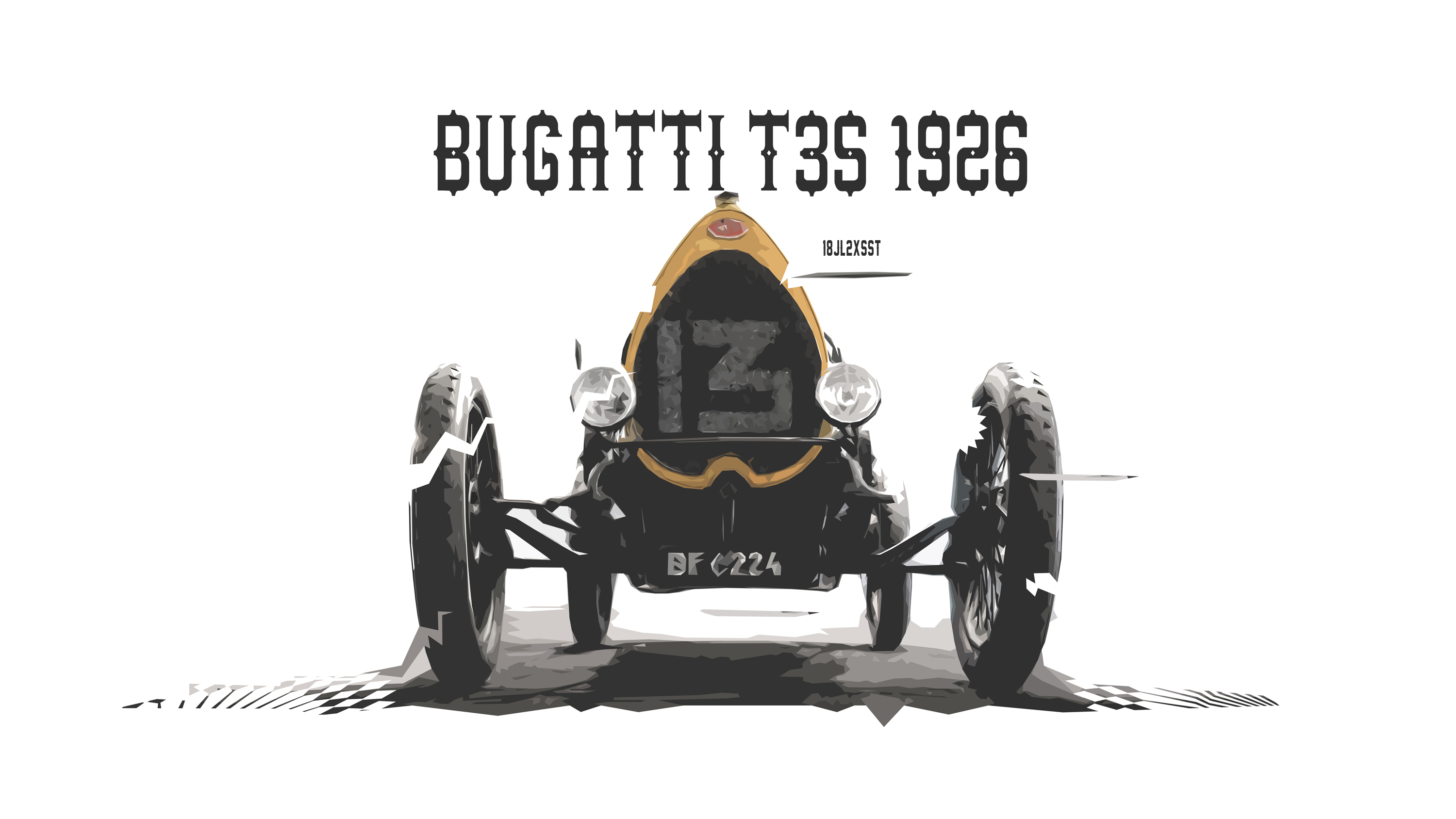 Bugatti T35 1926 Race Car HD Wallpaper